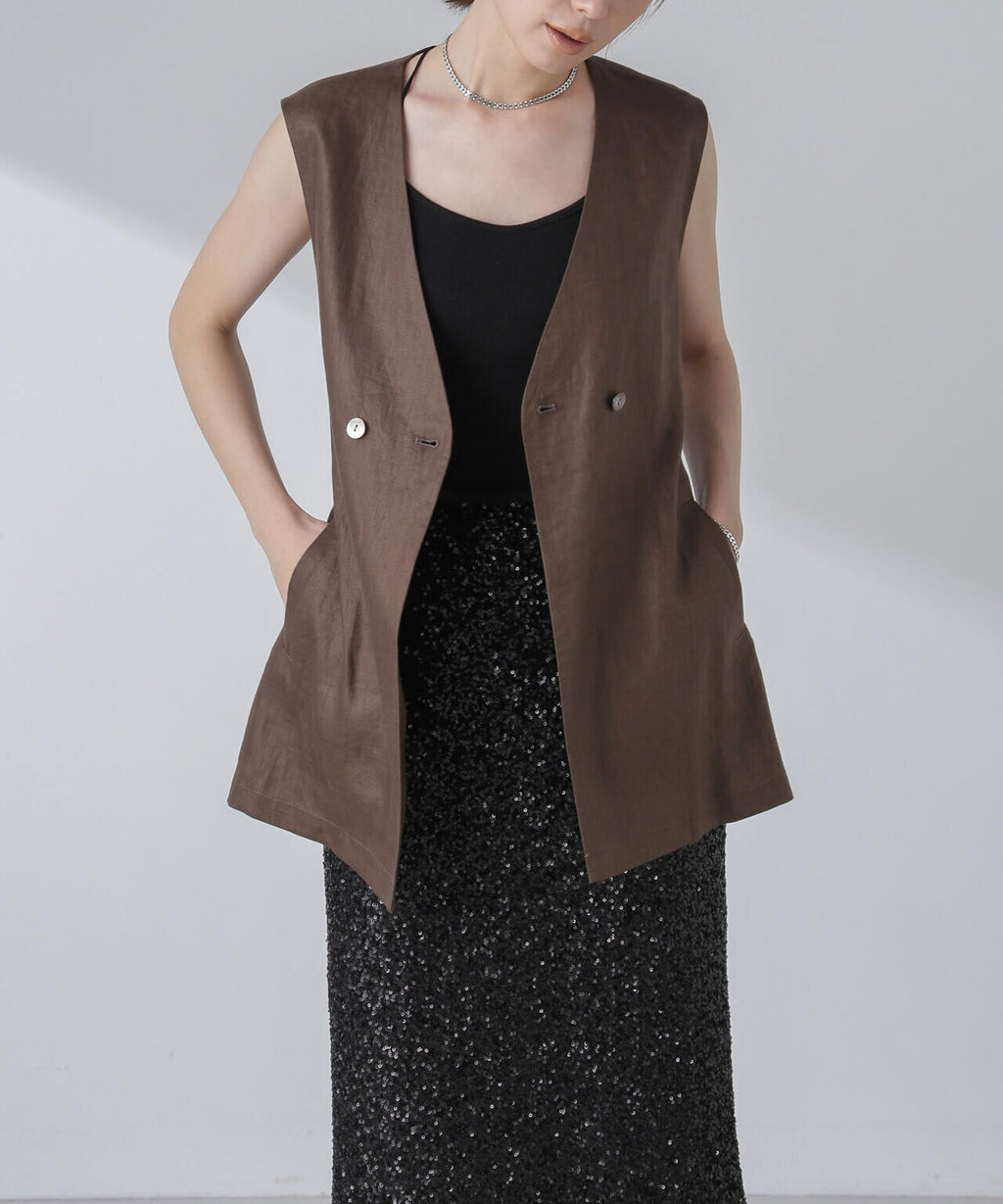 ベルト付リネンジレ(セットアップ可)