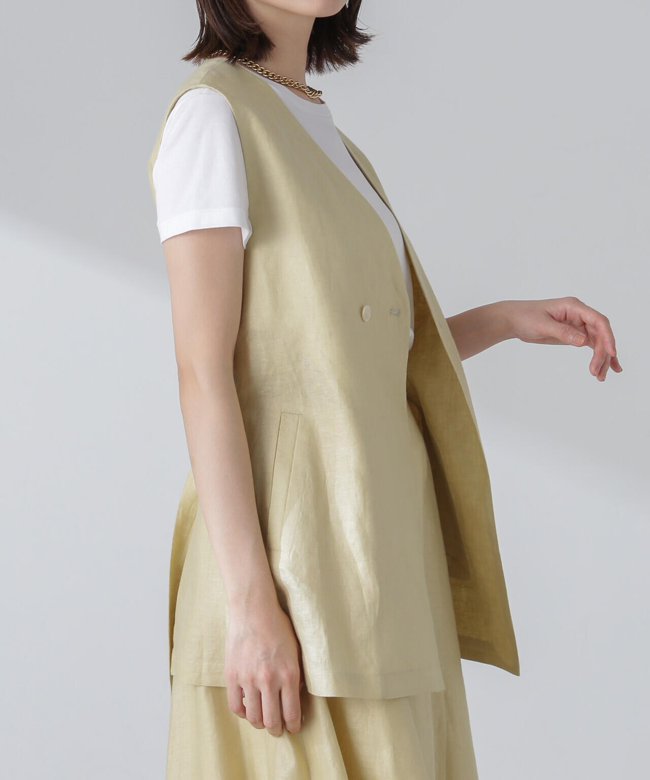 ベルト付リネンジレ(セットアップ可)
