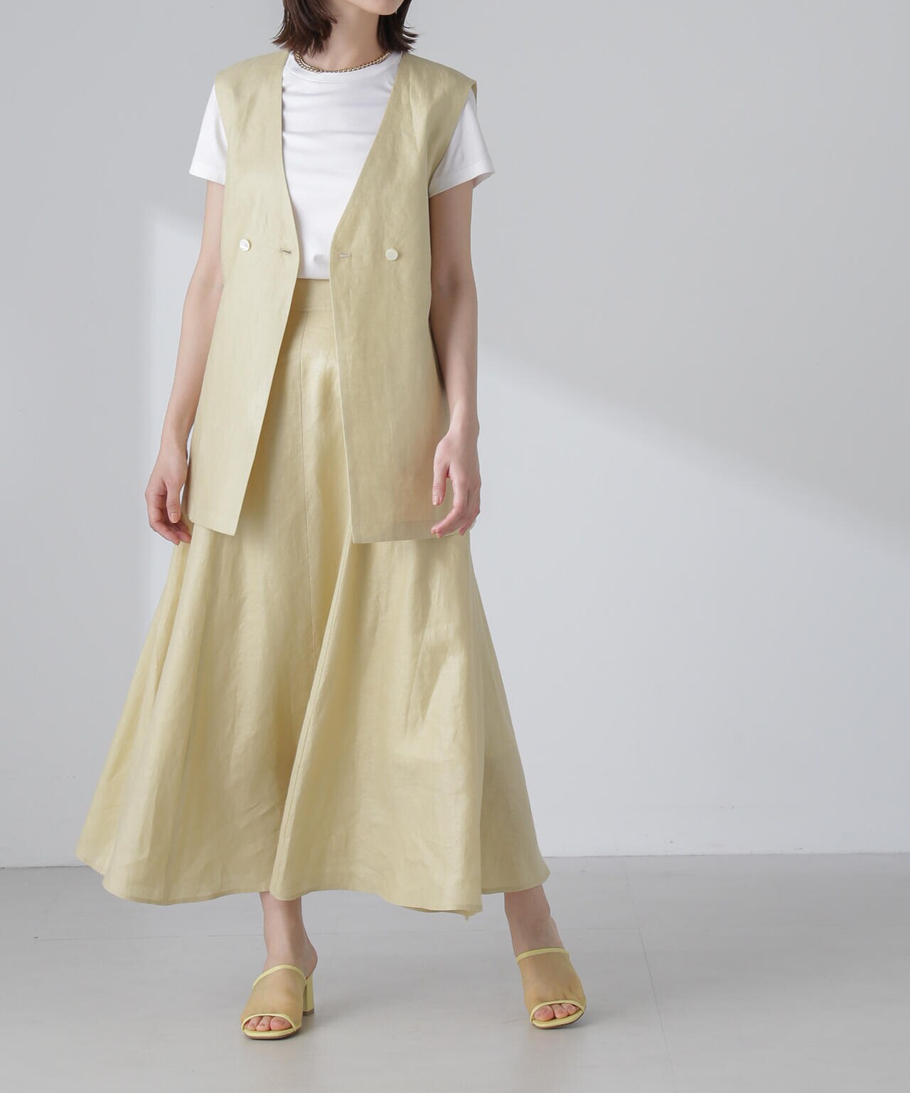 ベルト付リネンジレ(セットアップ可)