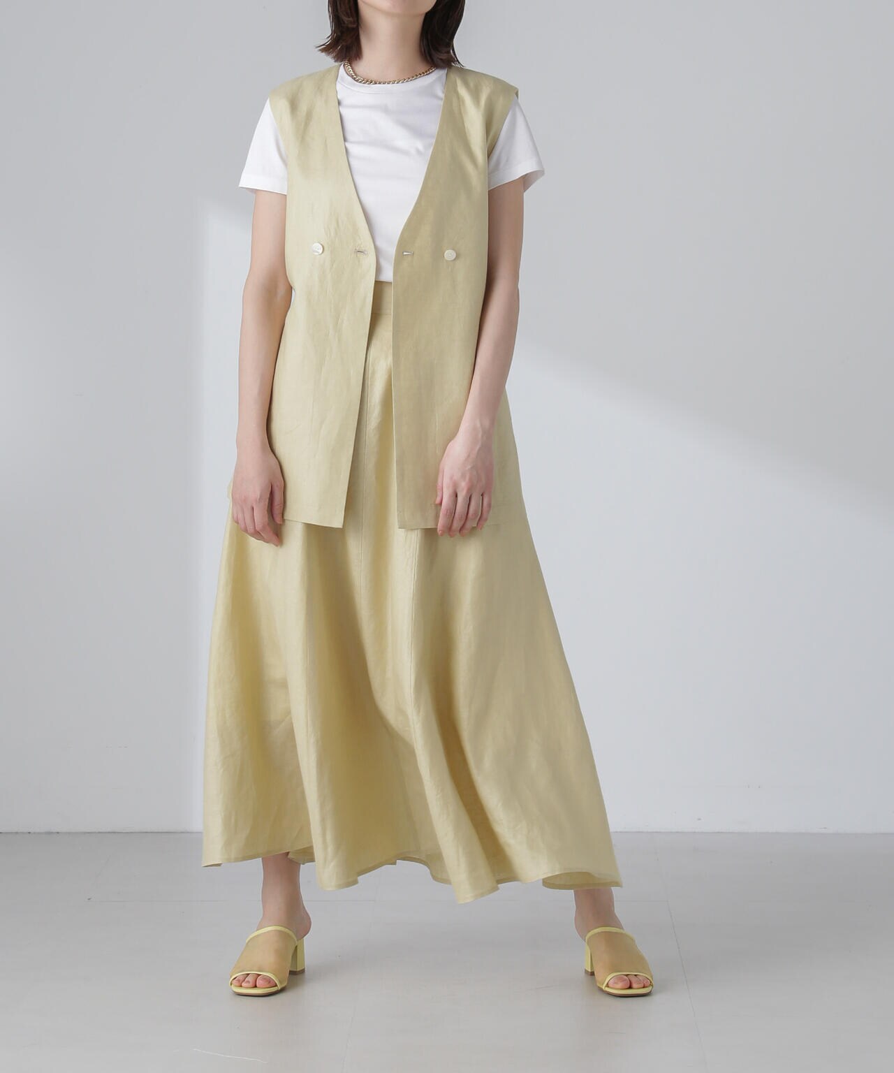 ベルト付リネンジレ(セットアップ可)