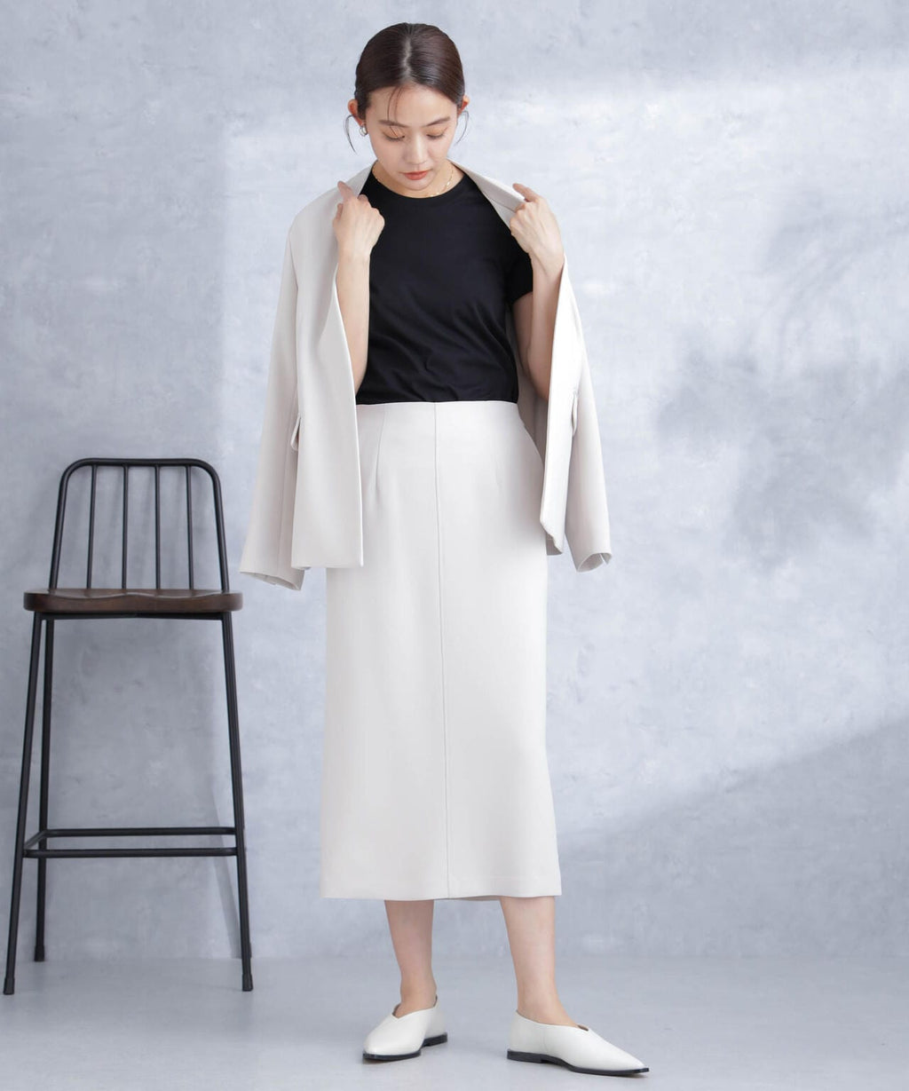 デイリーファンクション ラペルレスジャケット(セットアップ可）