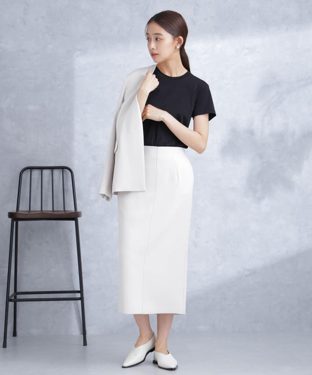 デイリーファンクション ラペルレスジャケット(セットアップ可）