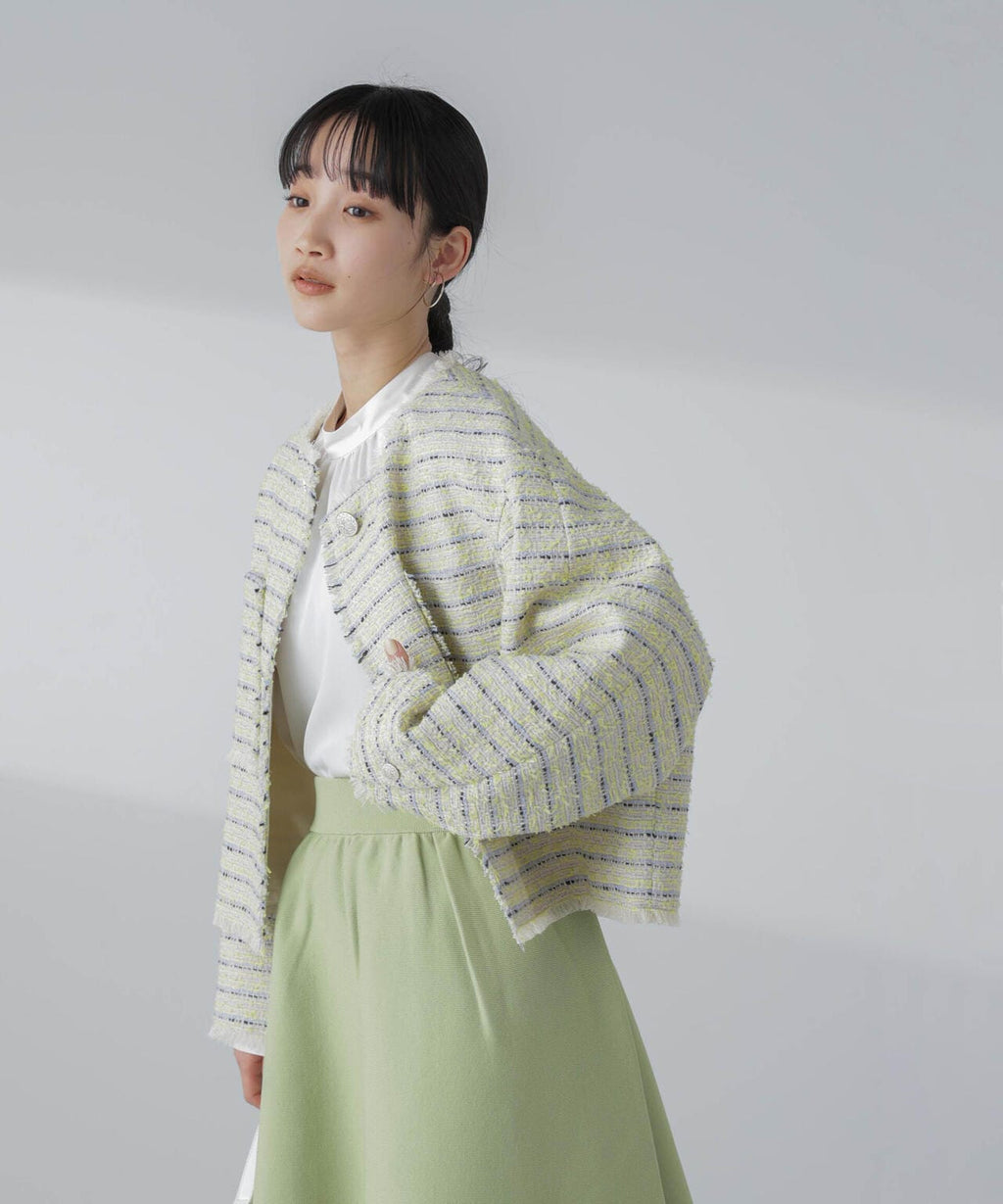 ツイードショートジャケット