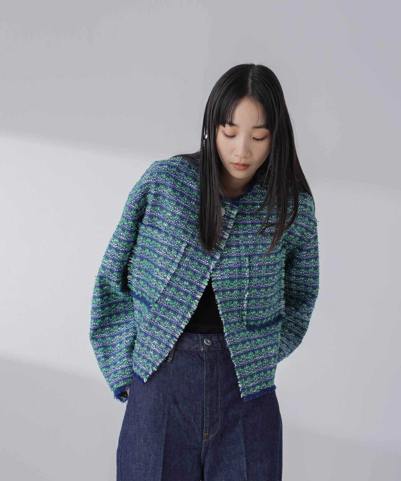 ツイードショートジャケット