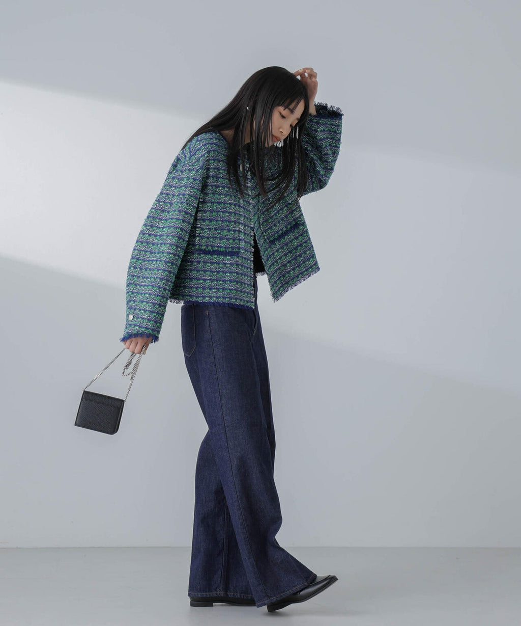 ツイードショートジャケット