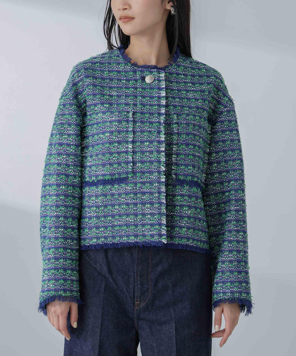 ツイードショートジャケット