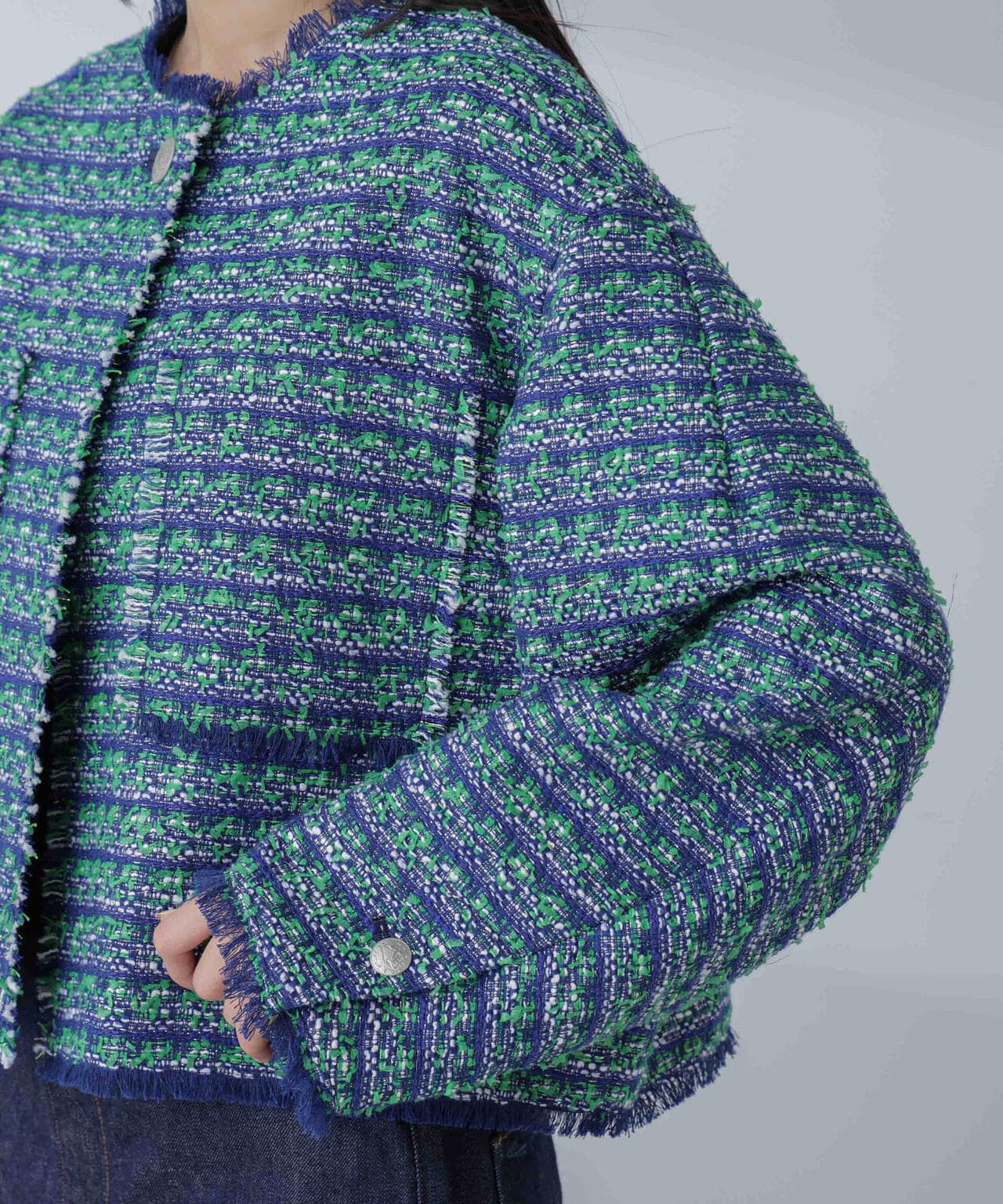 ツイードショートジャケット