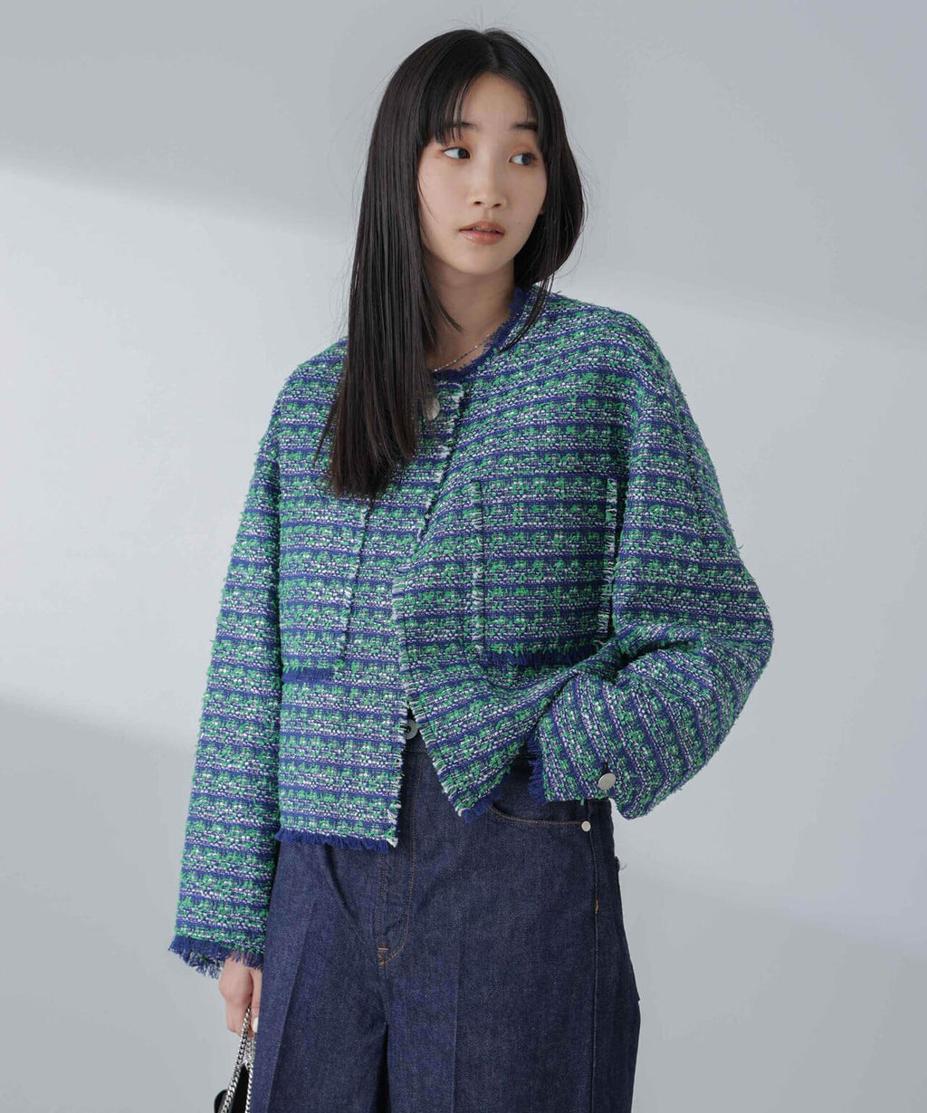ツイードショートジャケット