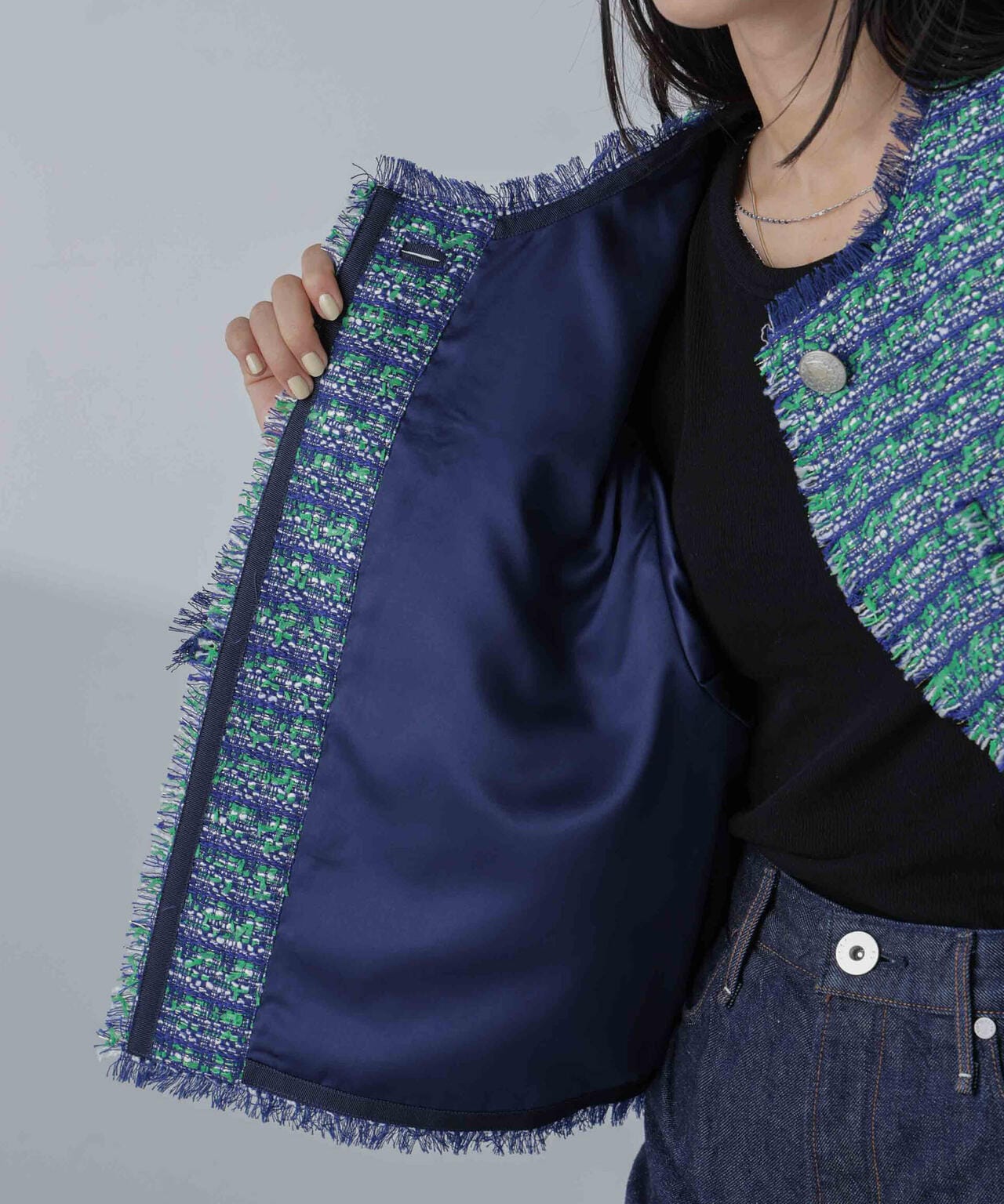 ツイードショートジャケット