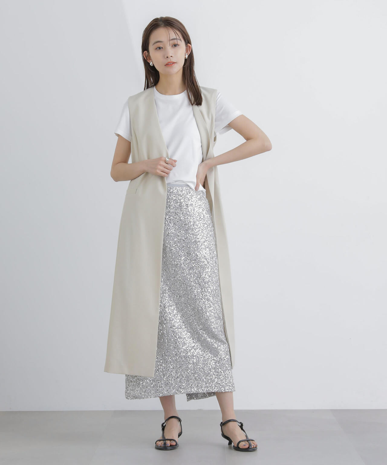 ロングジレ(セットアップ可)