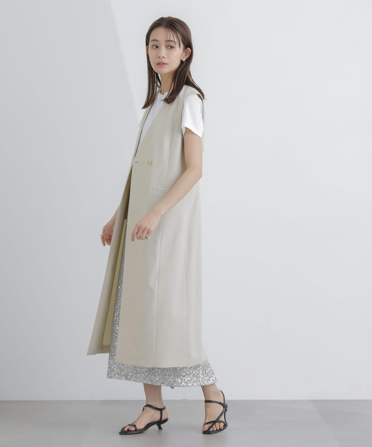 ロングジレ(セットアップ可)