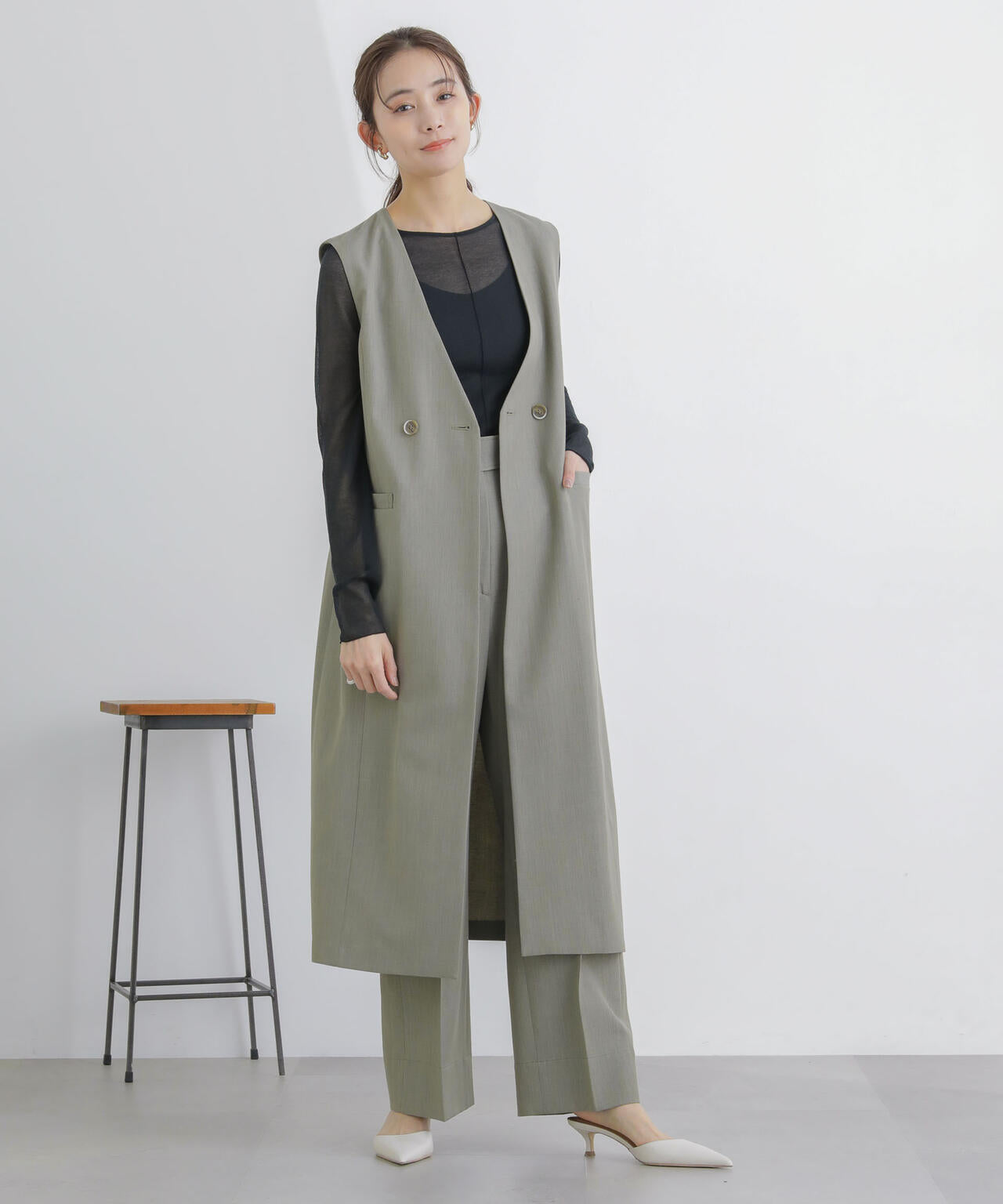 ロングジレ(セットアップ可)