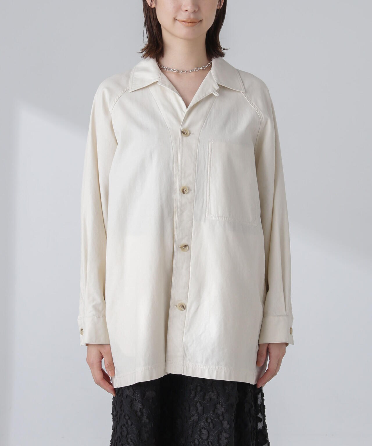 コットンシャツジャケット