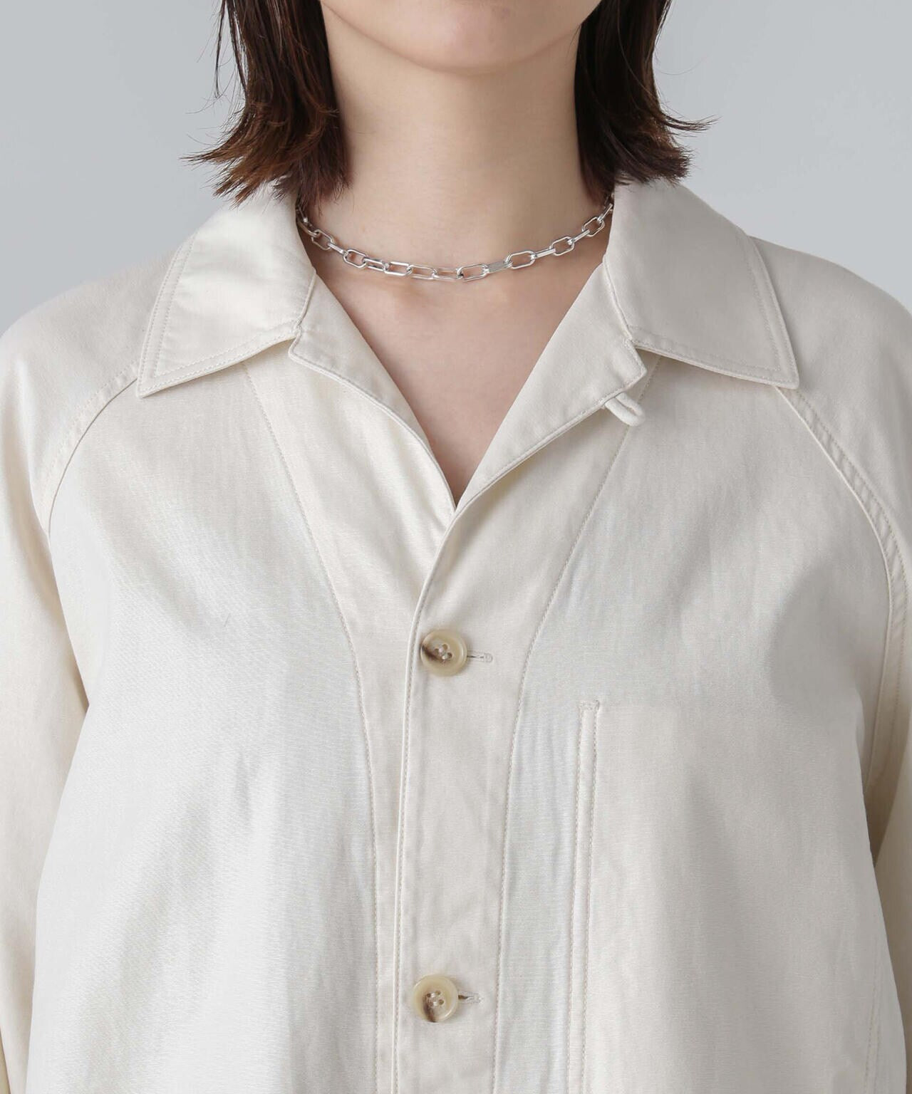 コットンシャツジャケット