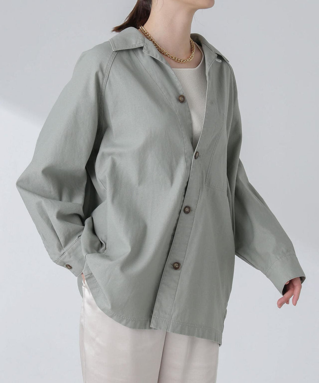 コットンシャツジャケット
