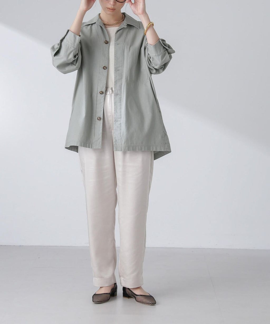 コットンシャツジャケット