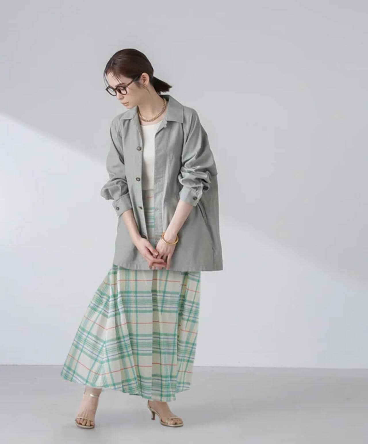 コットンシャツジャケット