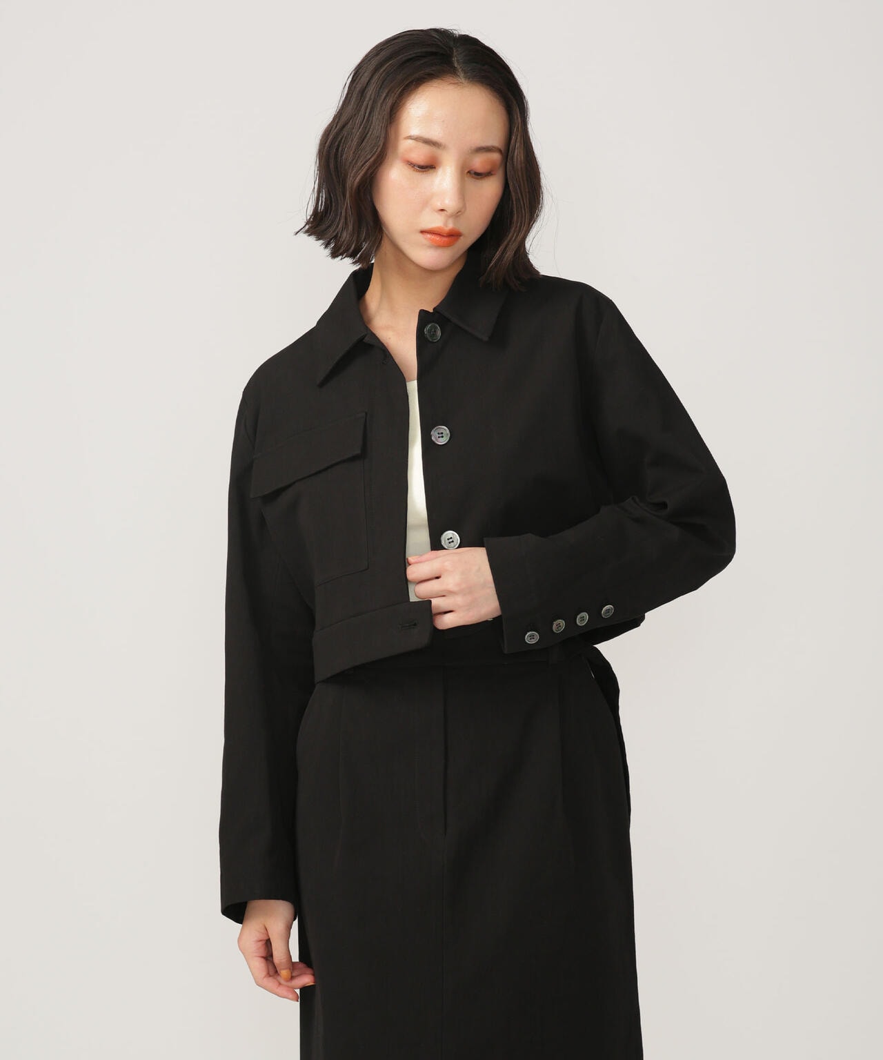 ビックポケットショートジャケット