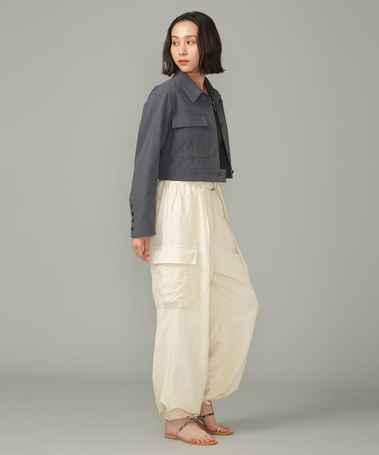 ビックポケットショートジャケット