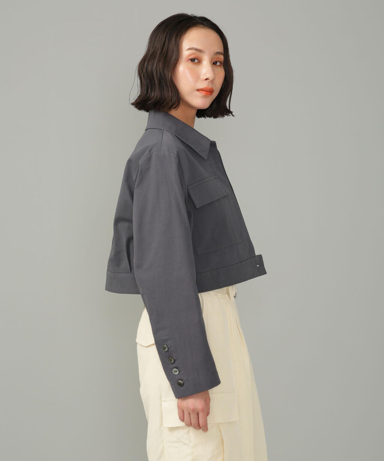 ビックポケットショートジャケット