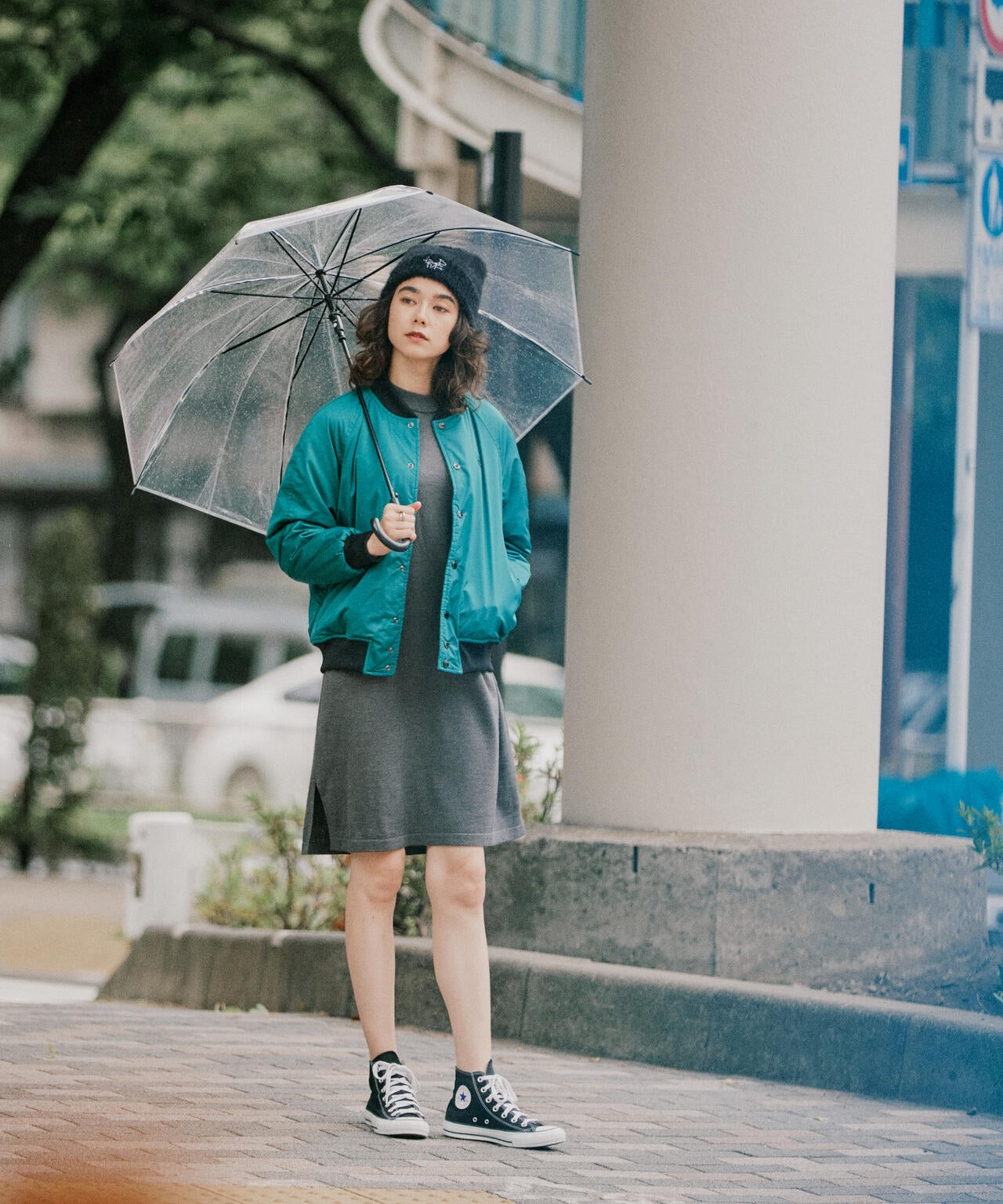 ナイロンサテンスタジャン