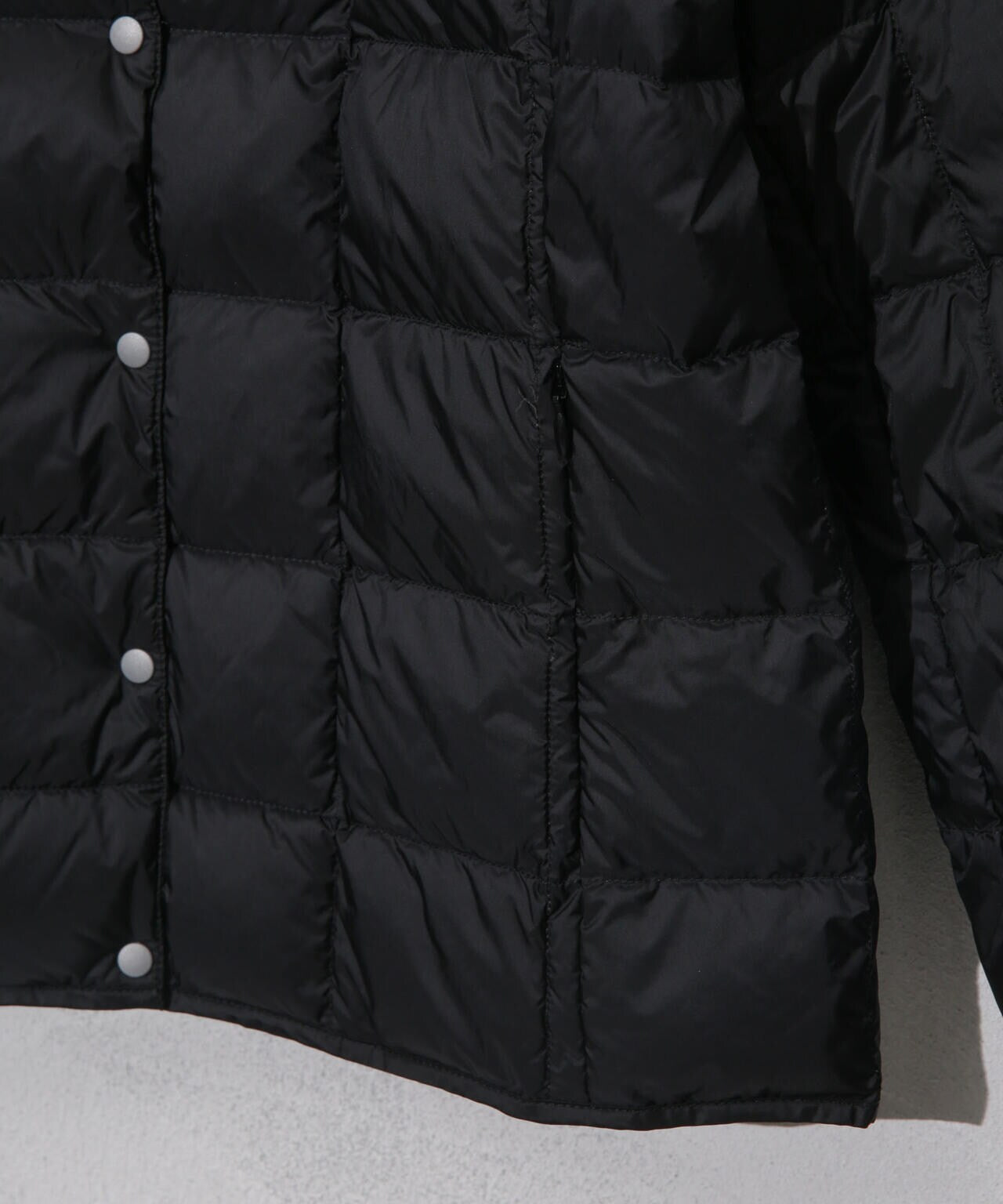 TAION/クルーネックボタンダウンジャケット