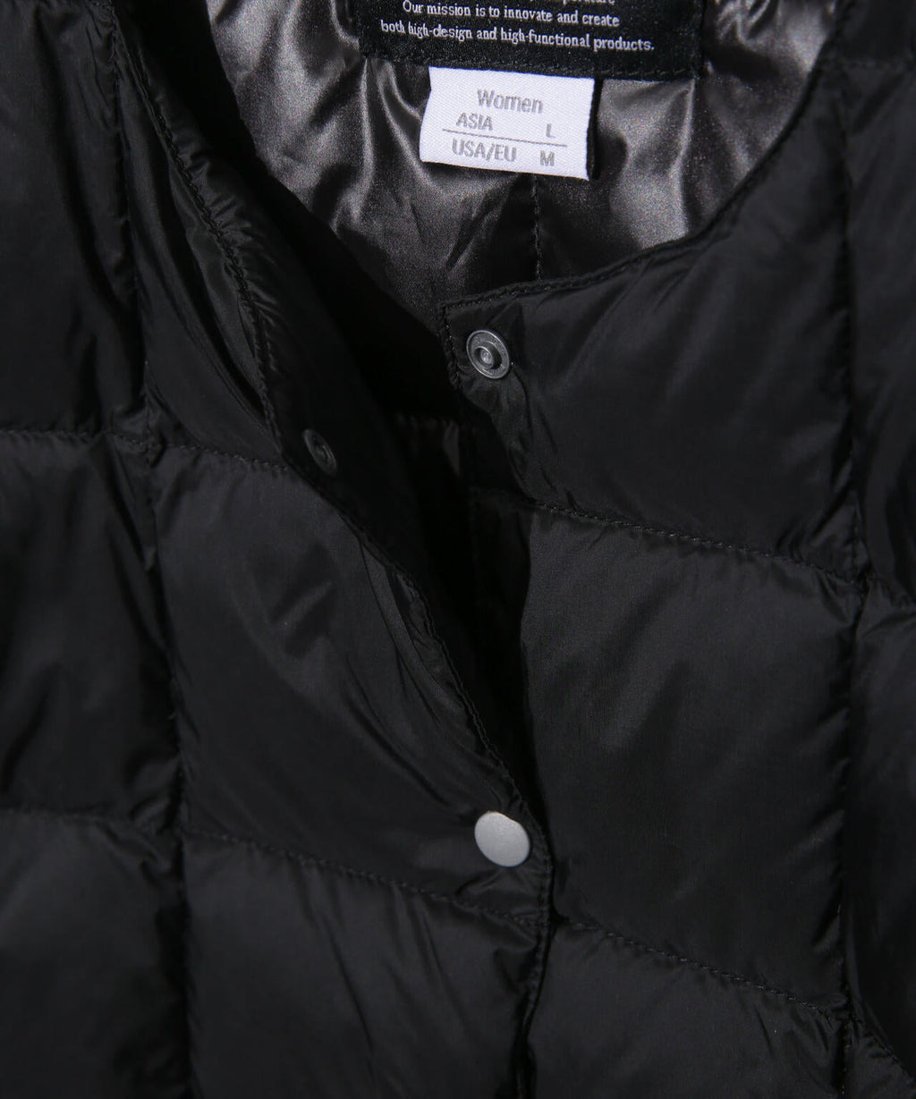 TAION/クルーネックボタンダウンジャケット