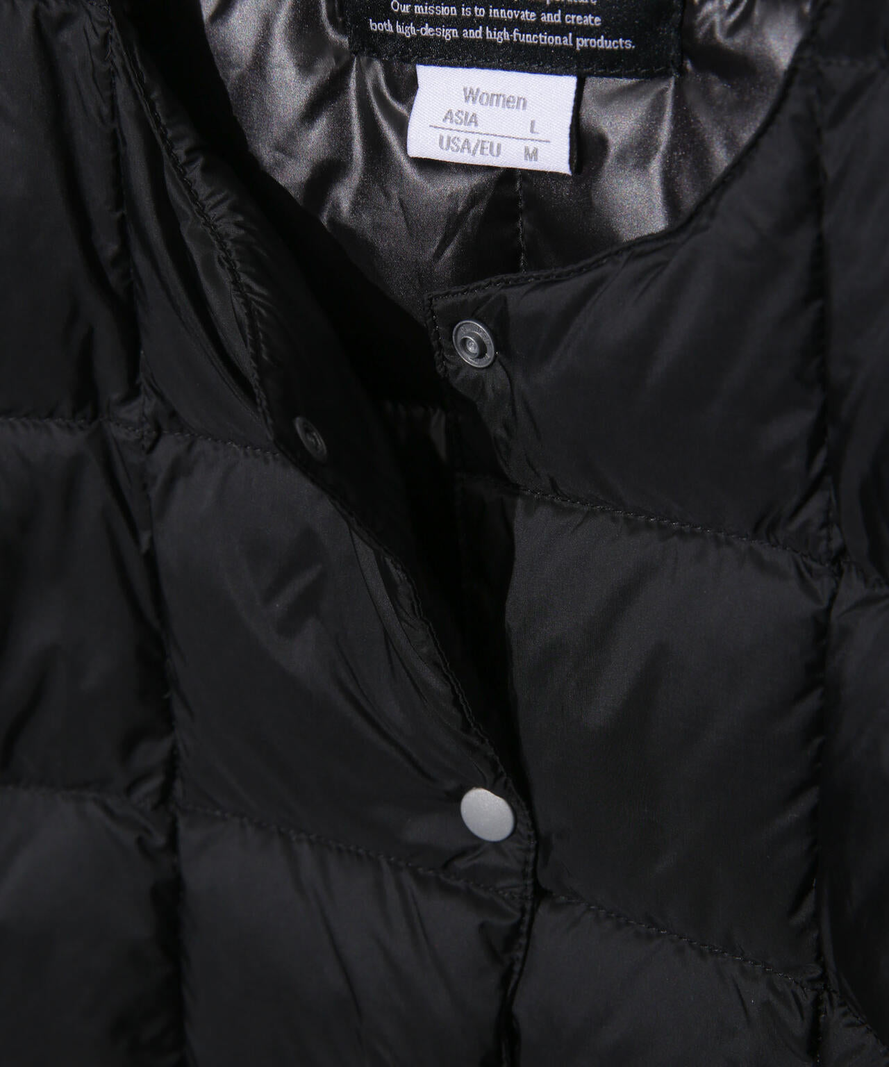 TAION/クルーネックボタンダウンジャケット