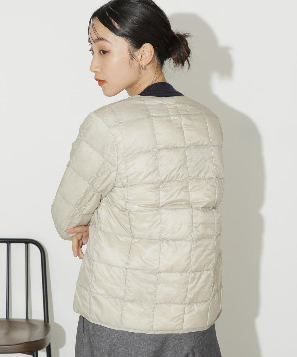 TAION/クルーネックボタンダウンジャケット