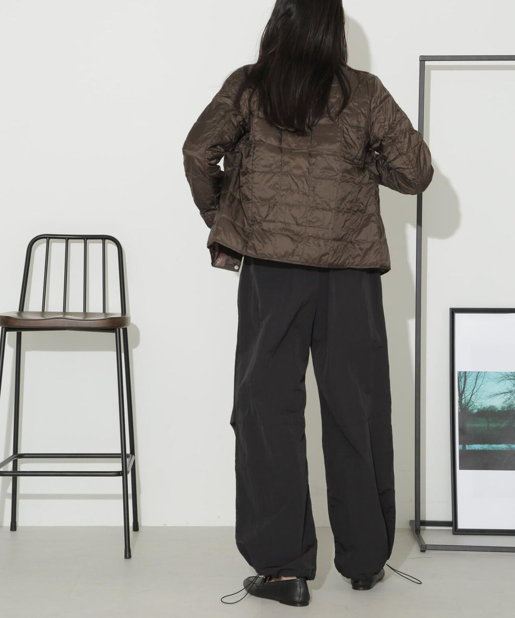 TAION/クルーネックボタンダウンジャケット