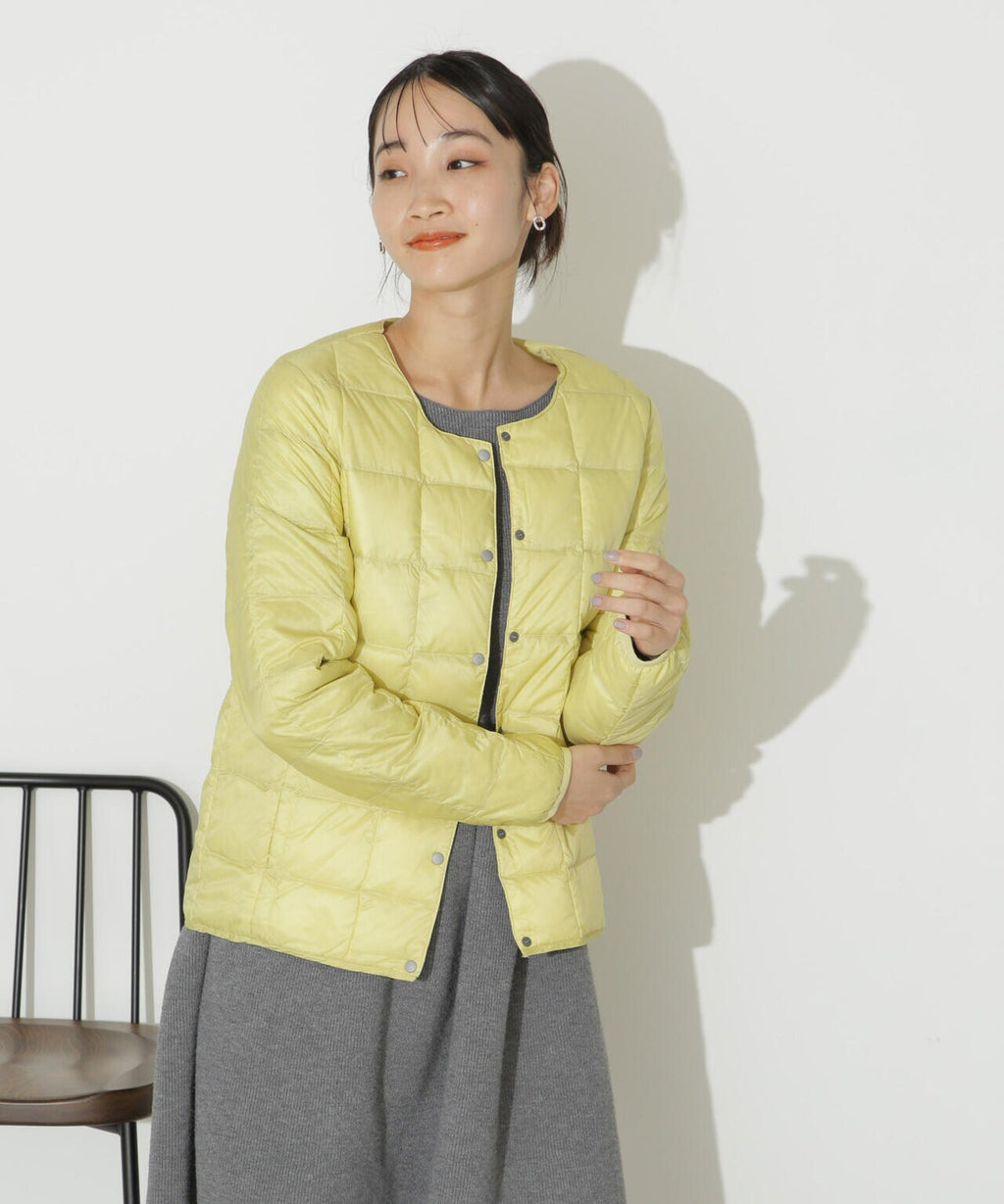 TAION/クルーネックボタンダウンジャケット