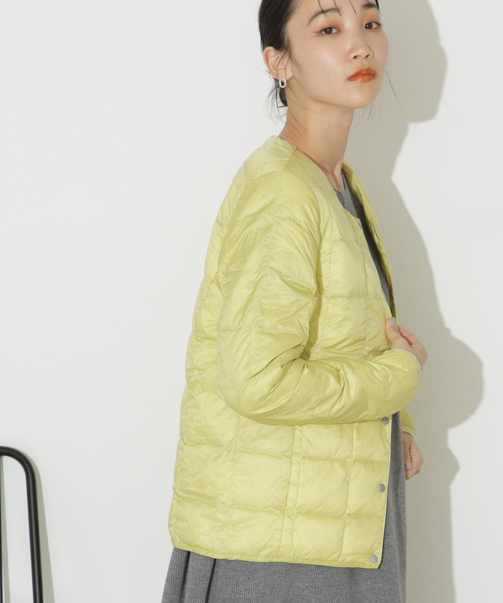 TAION/クルーネックボタンダウンジャケット