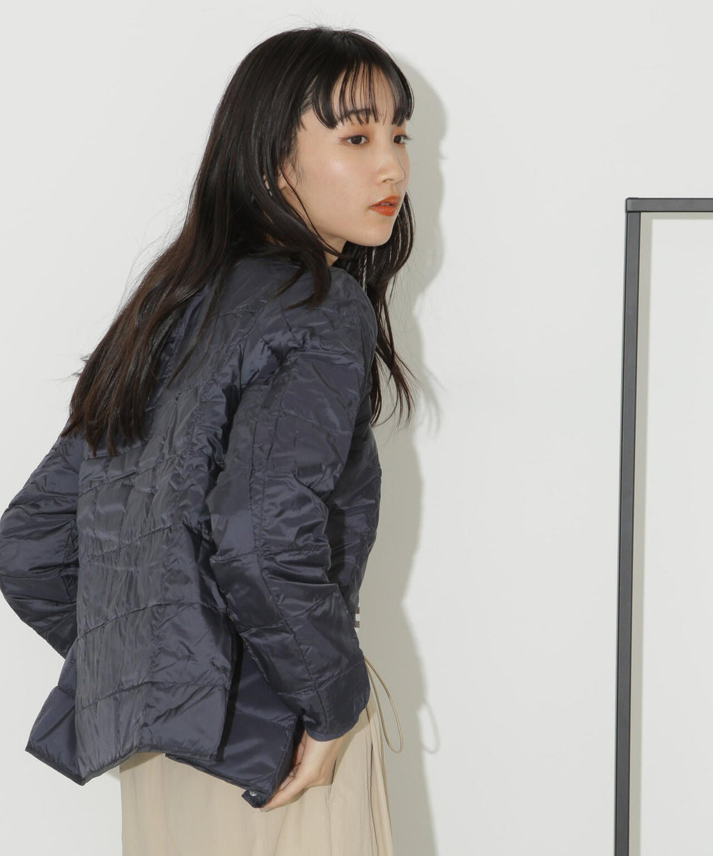 TAION/クルーネックボタンダウンジャケット