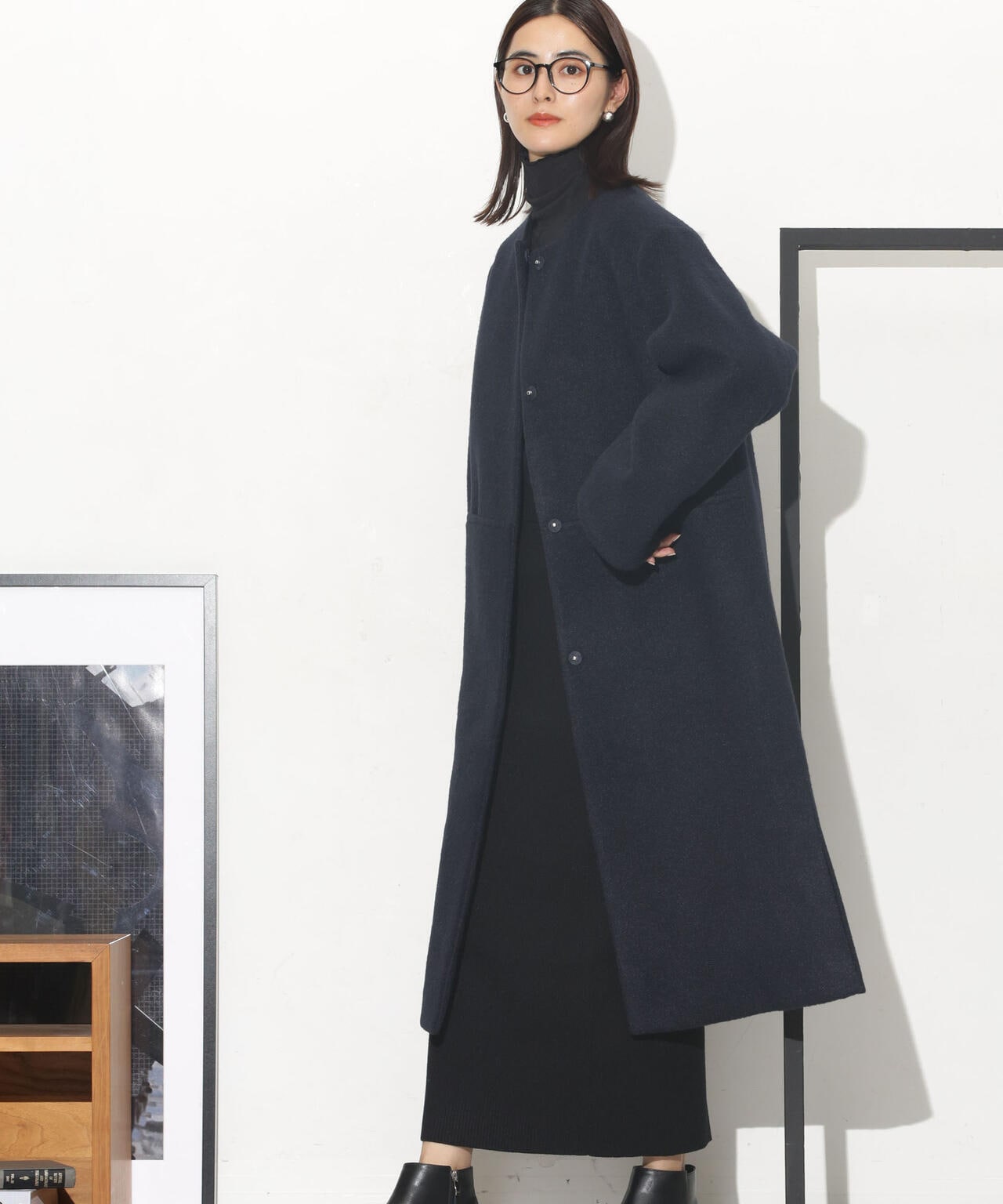 ブークレノーカラーコート