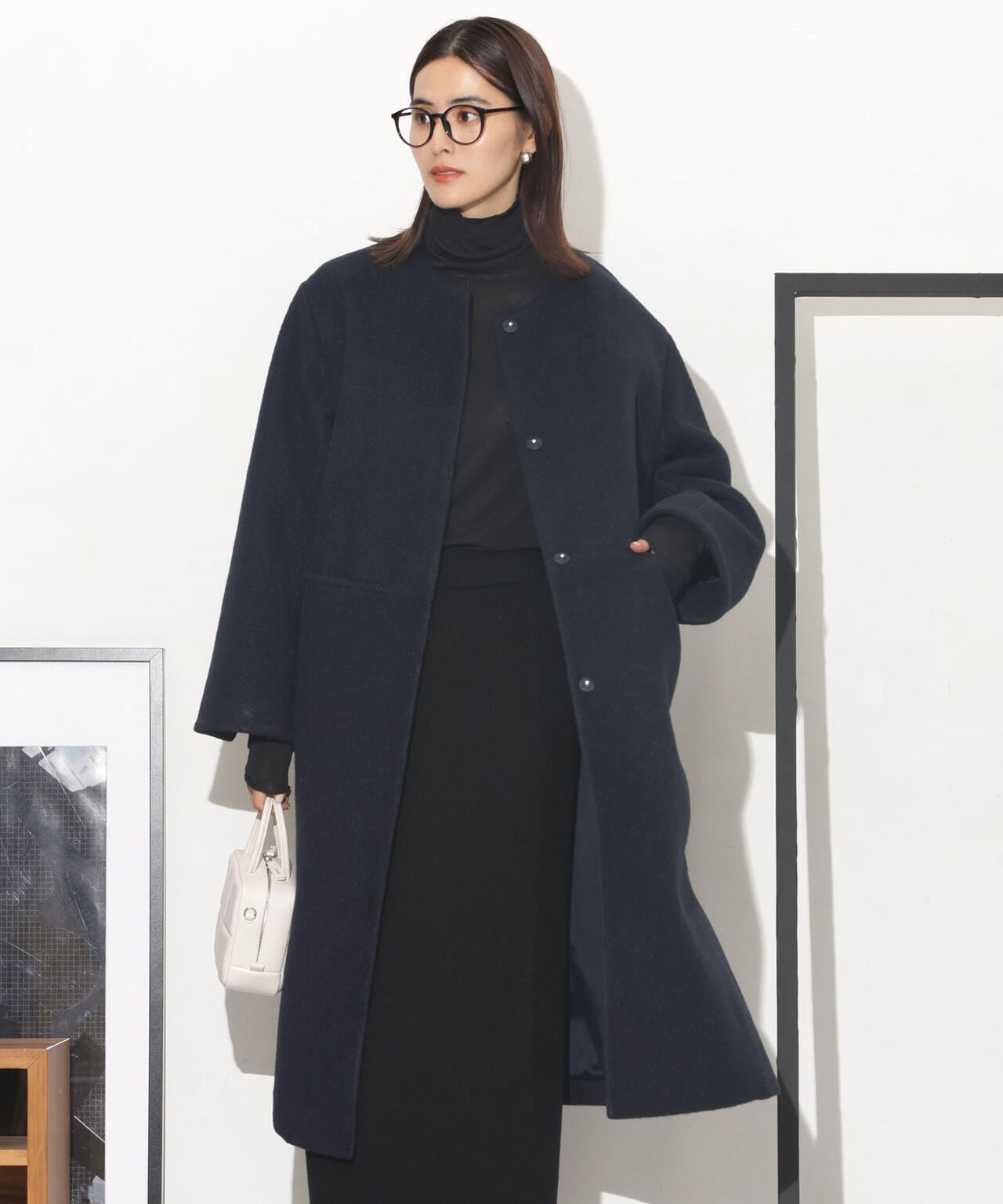 ブークレノーカラーコート