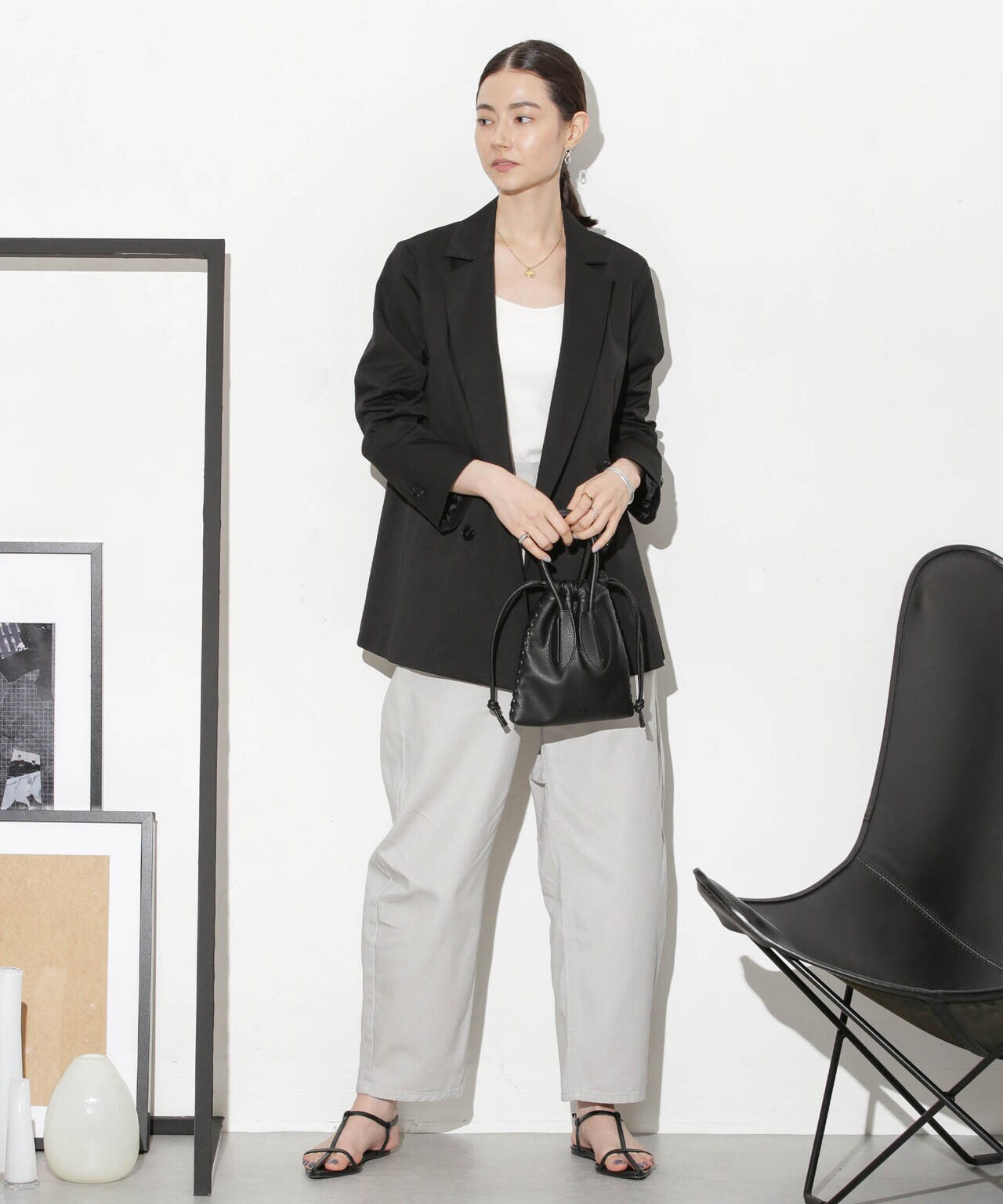 ダブルオーバージャケット(セットアップ可）