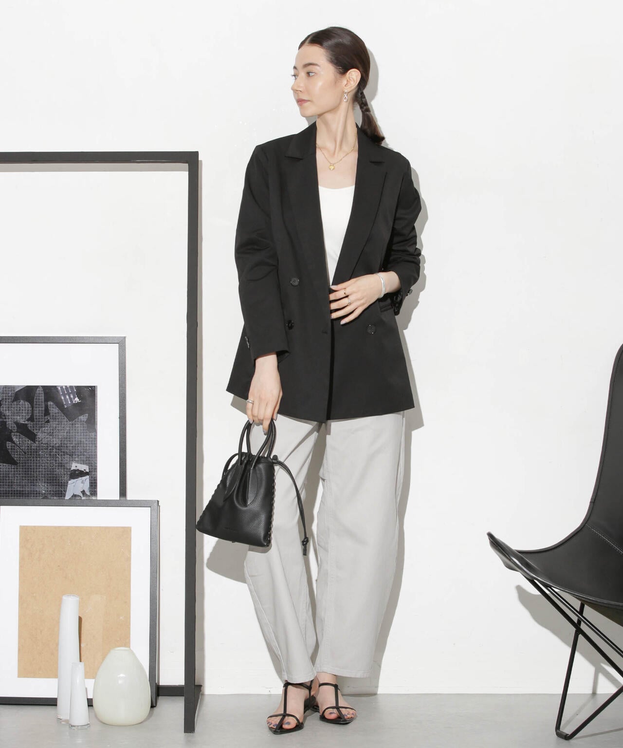 ダブルオーバージャケット(セットアップ可）