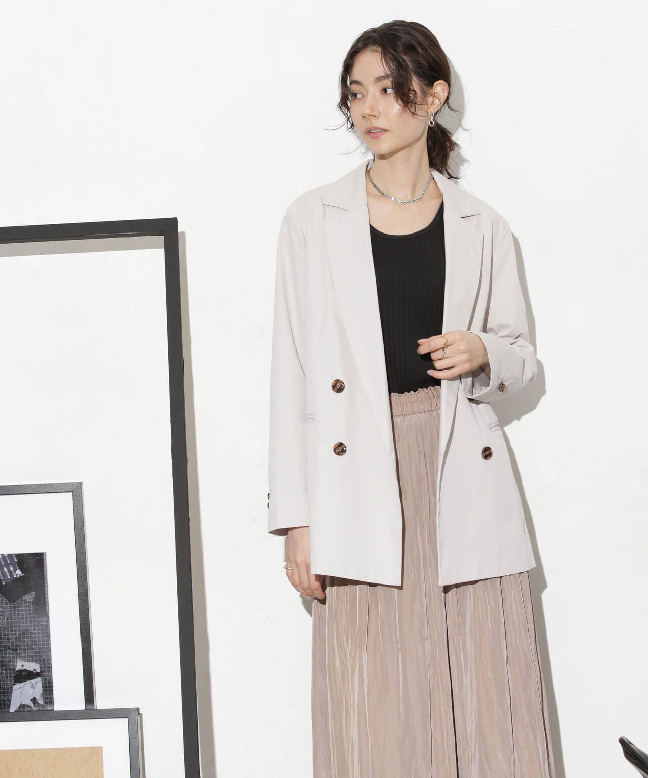 ダブルオーバージャケット(セットアップ可）