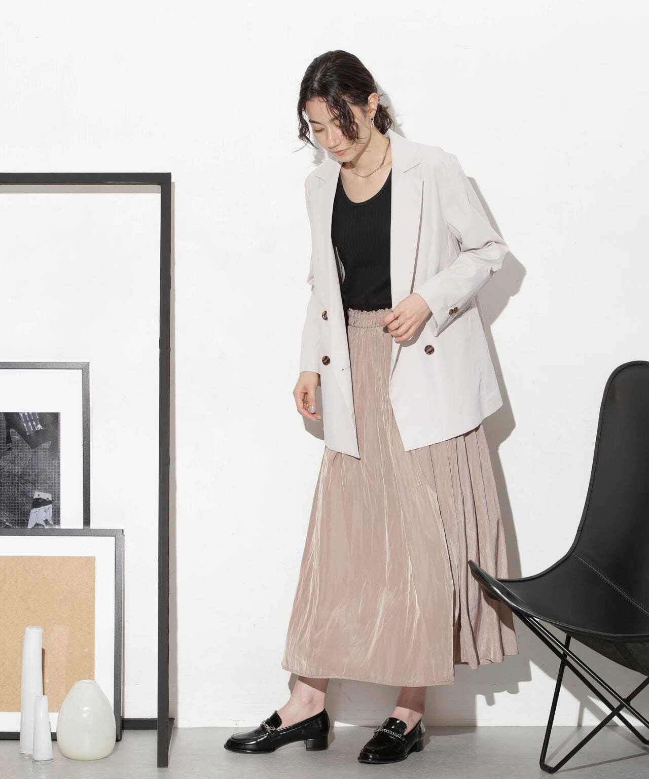 ダブルオーバージャケット(セットアップ可）