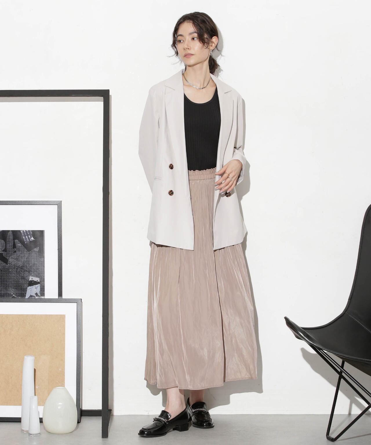 ダブルオーバージャケット(セットアップ可）