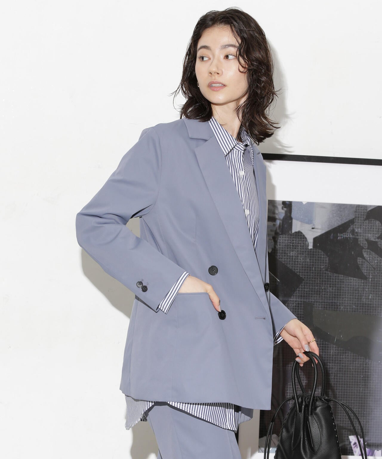 ダブルオーバージャケット(セットアップ可）