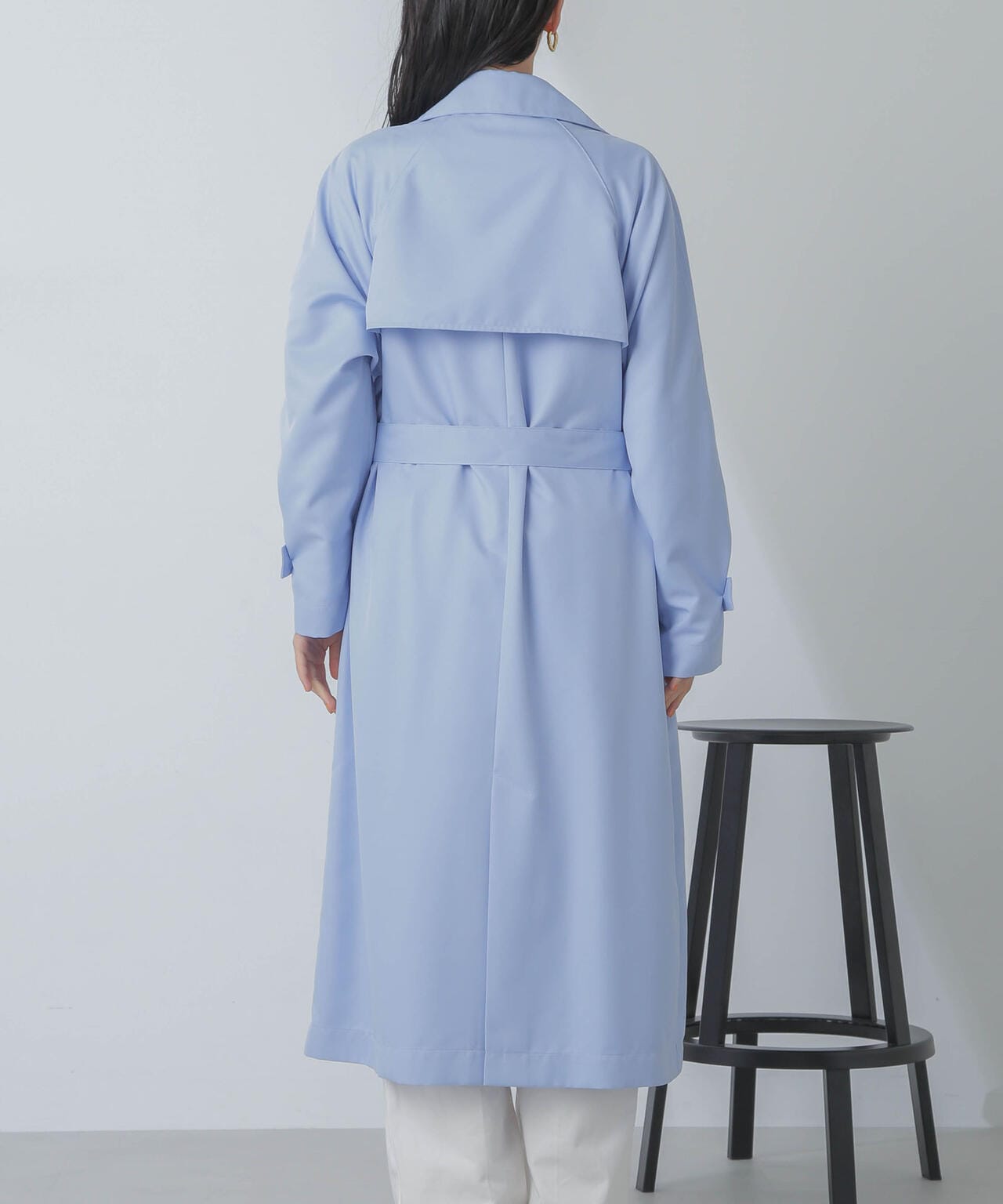 撥水＆花粉ガード加工ドルマンソフトトレンチコート