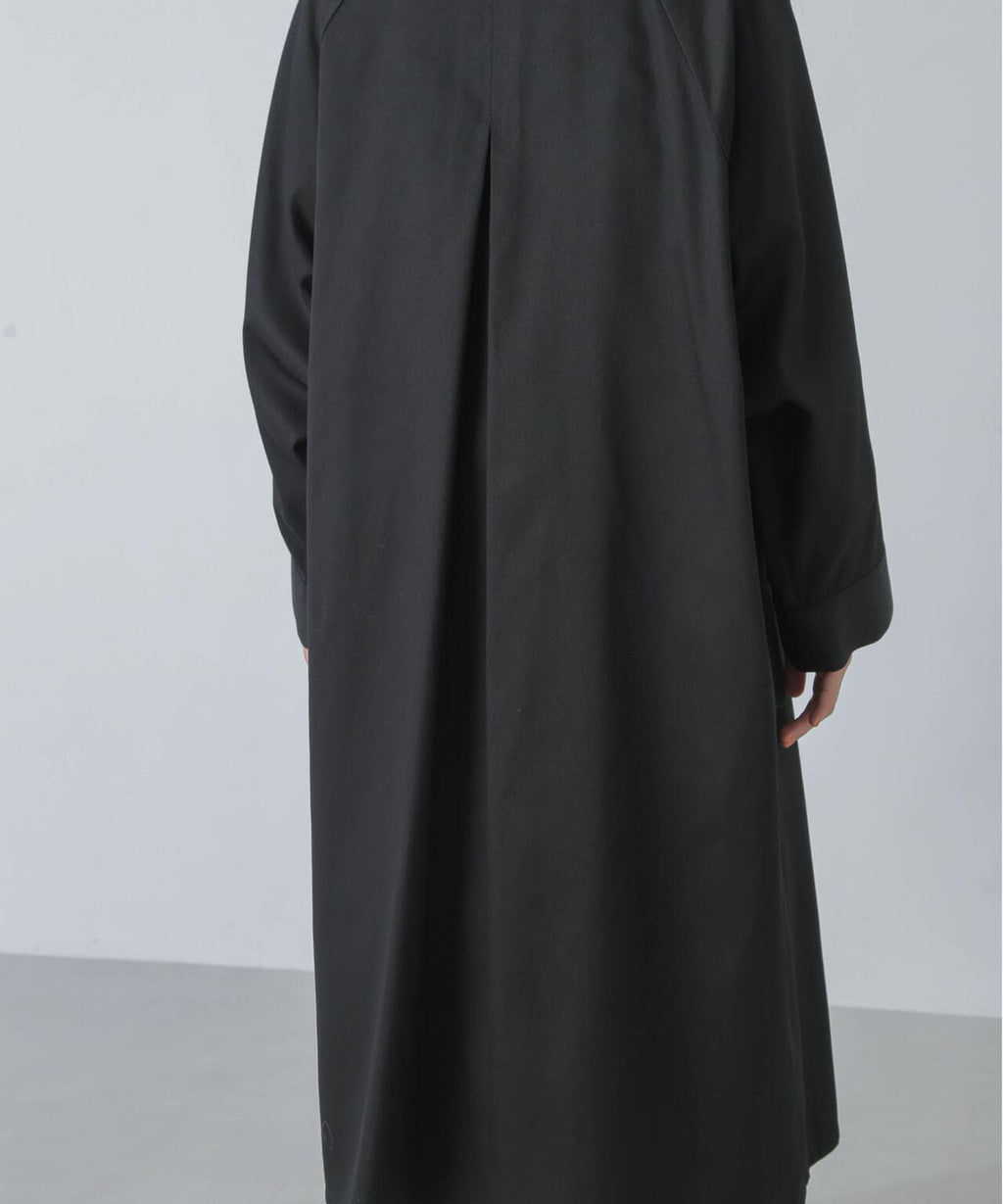 撥水＆花粉ガード加工2way衿ステンカラーコート