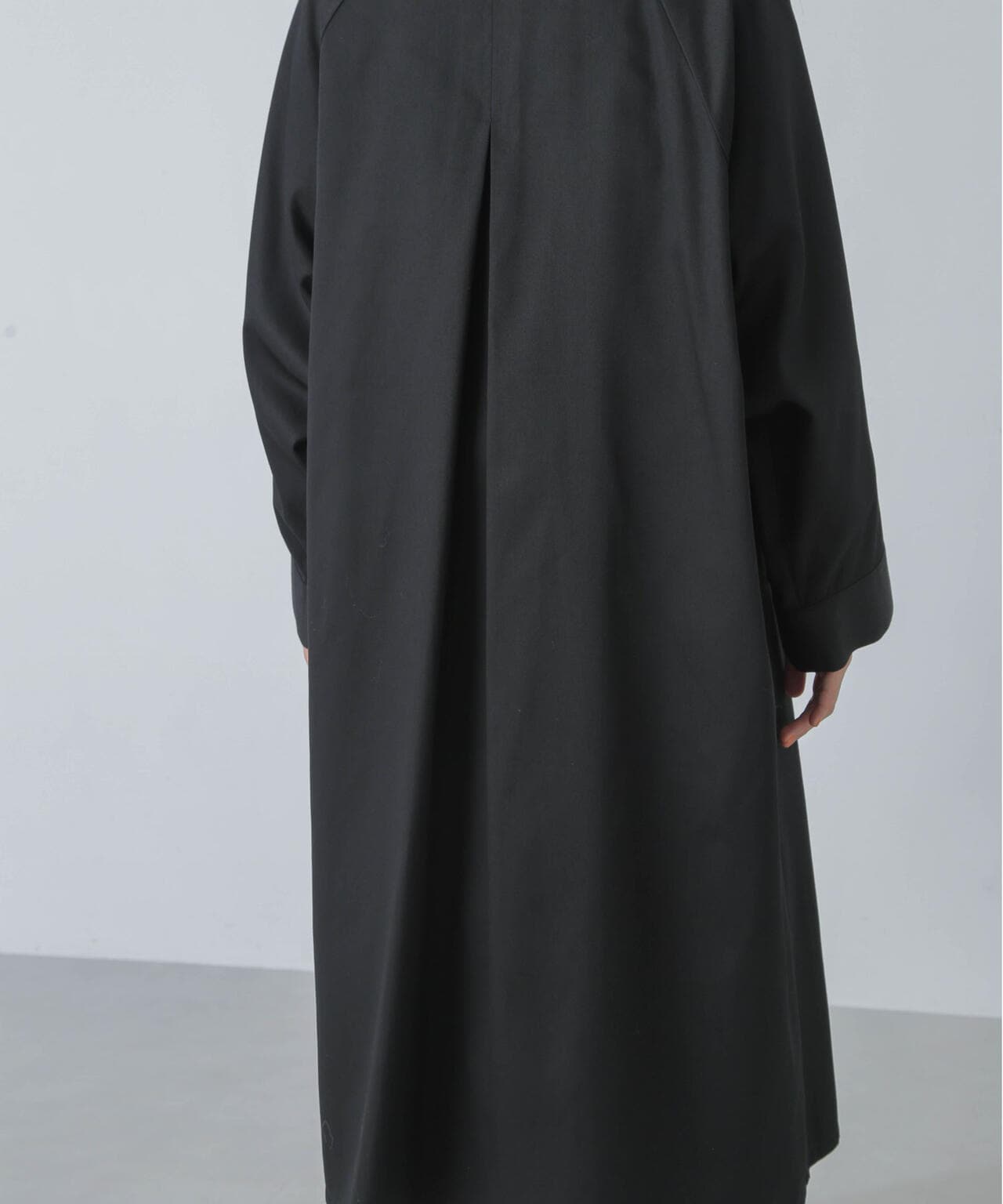 撥水＆花粉ガード加工2way衿ステンカラーコート