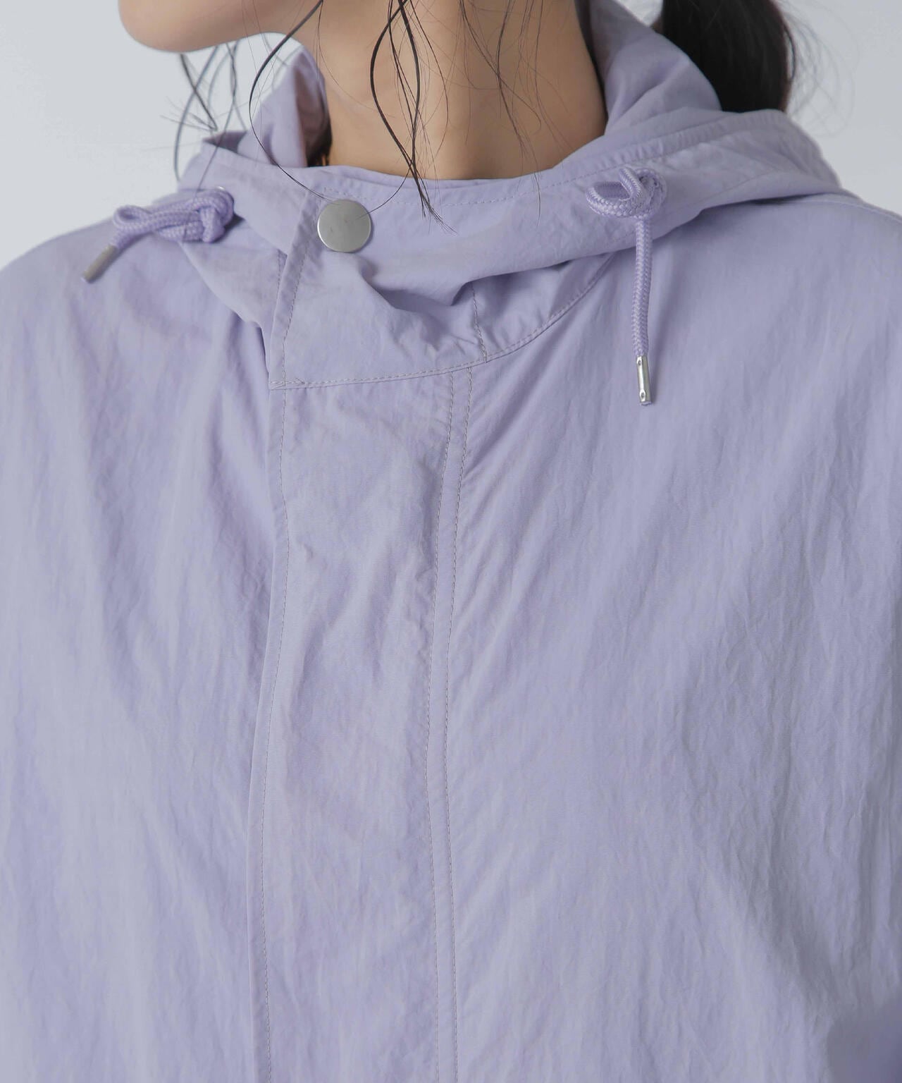 撥水＆花粉ガード加工フードロングコート