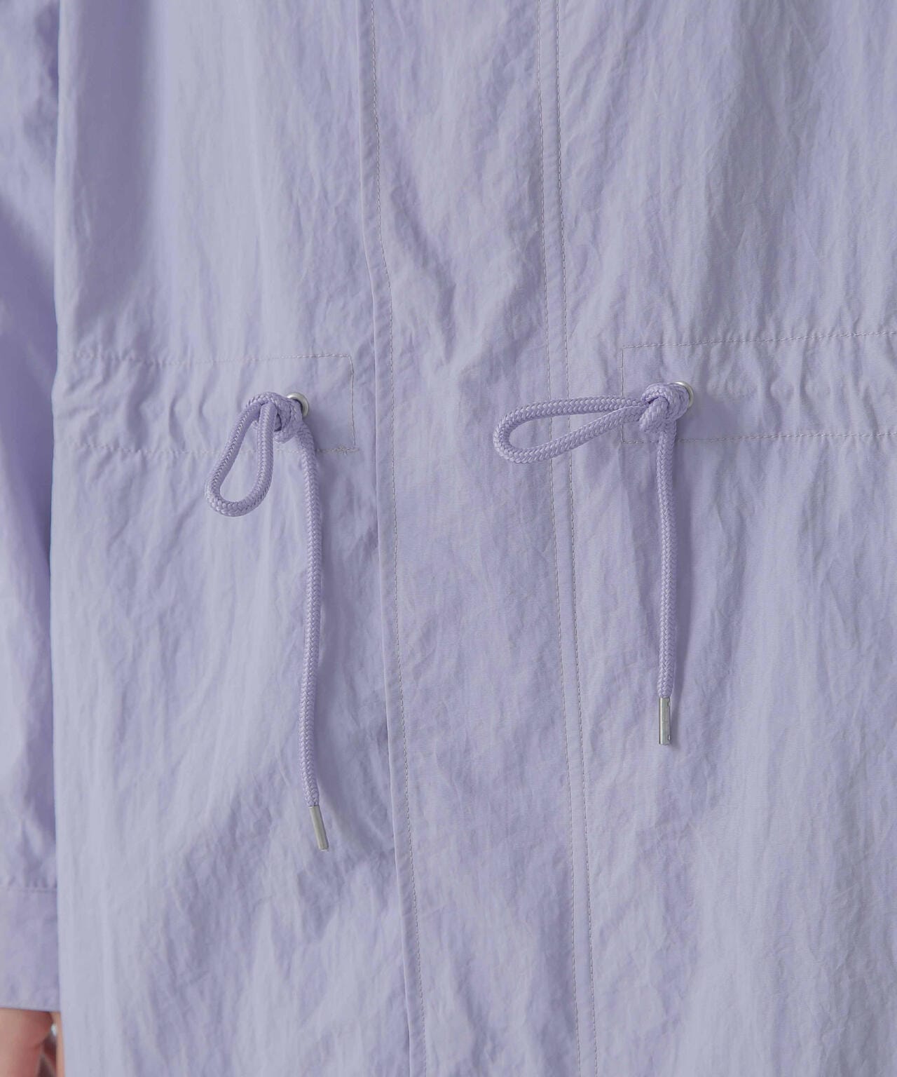 撥水＆花粉ガード加工フードロングコート