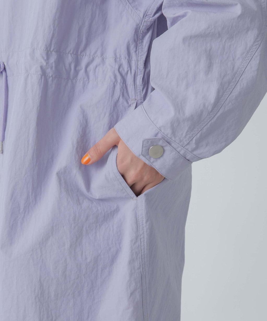 撥水＆花粉ガード加工フードロングコート