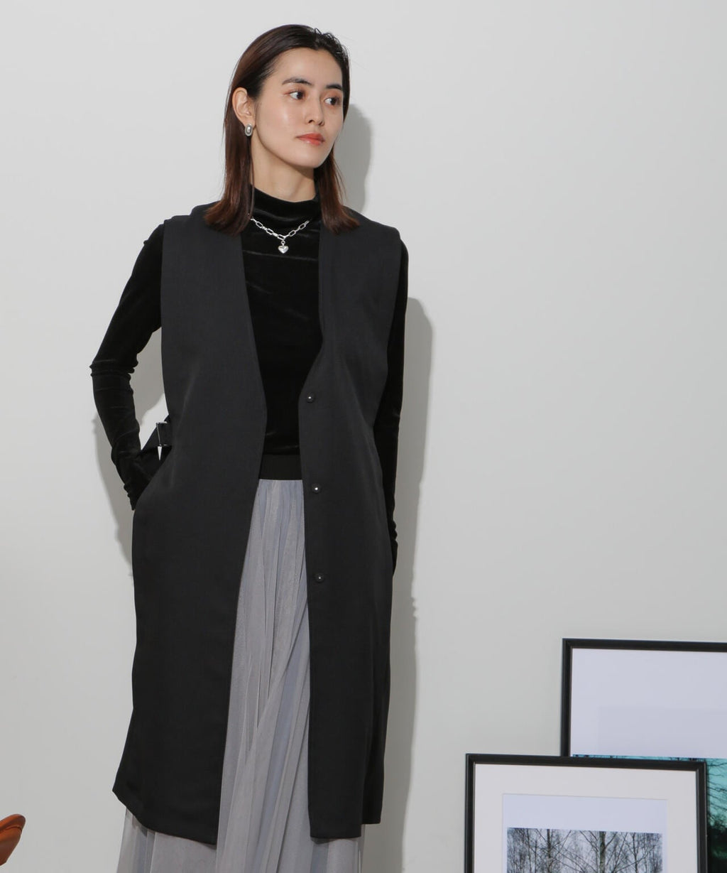 サイドベルトロングジレ(セットアップ可)