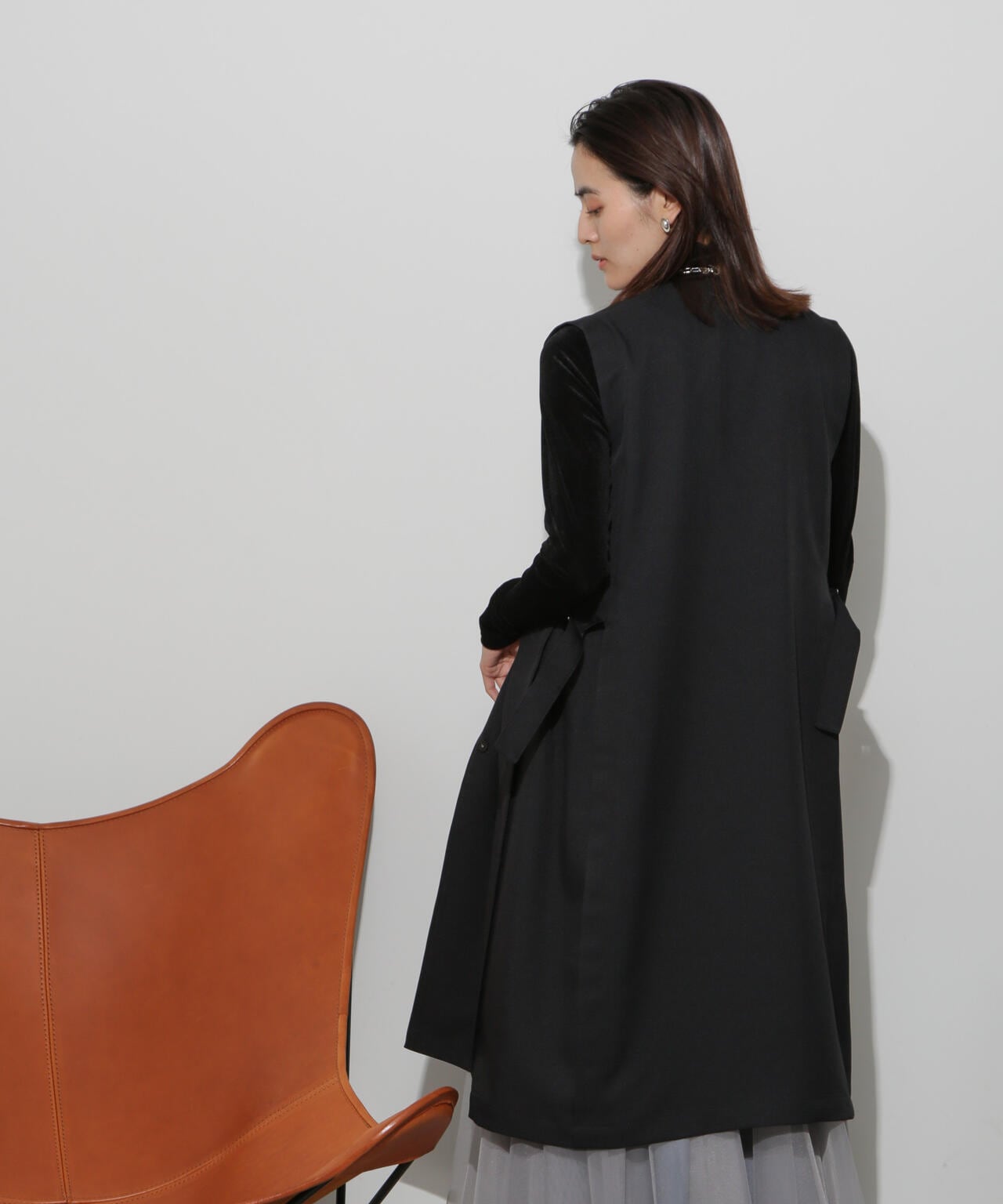 サイドベルトロングジレ(セットアップ可)