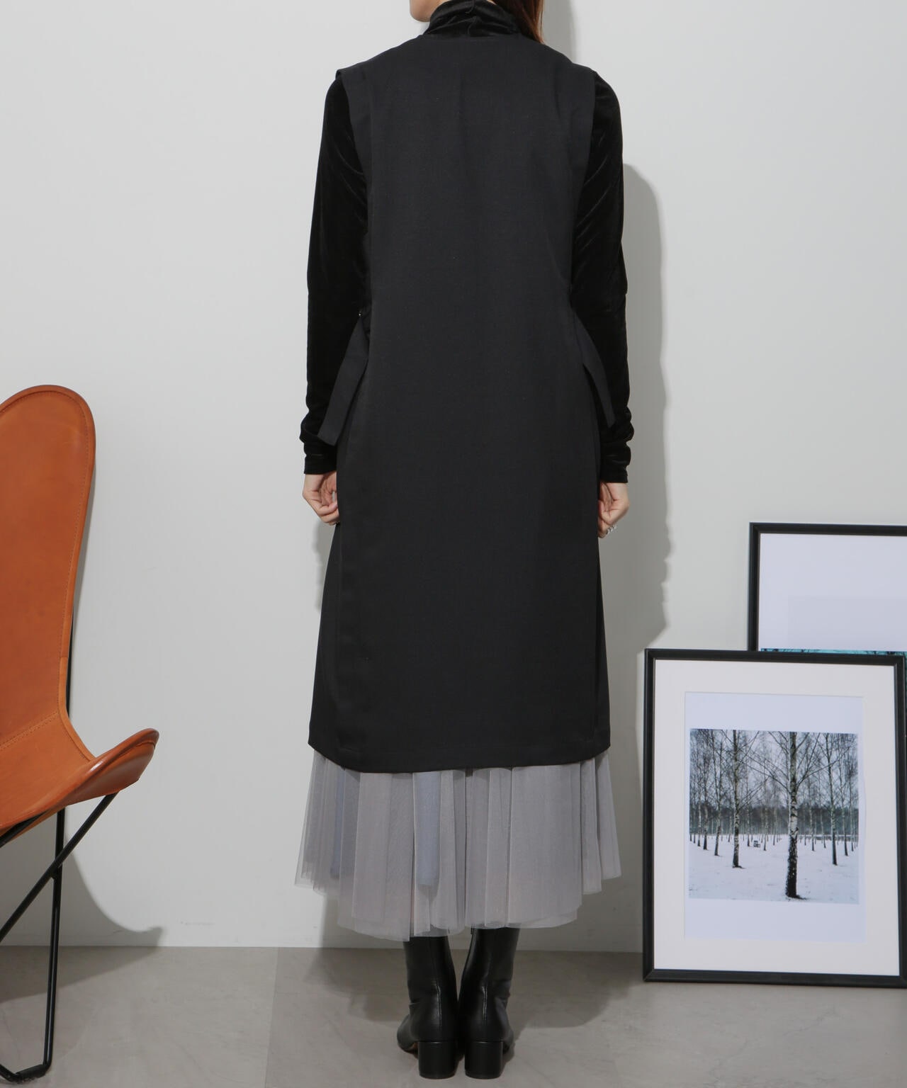 サイドベルトロングジレ(セットアップ可)